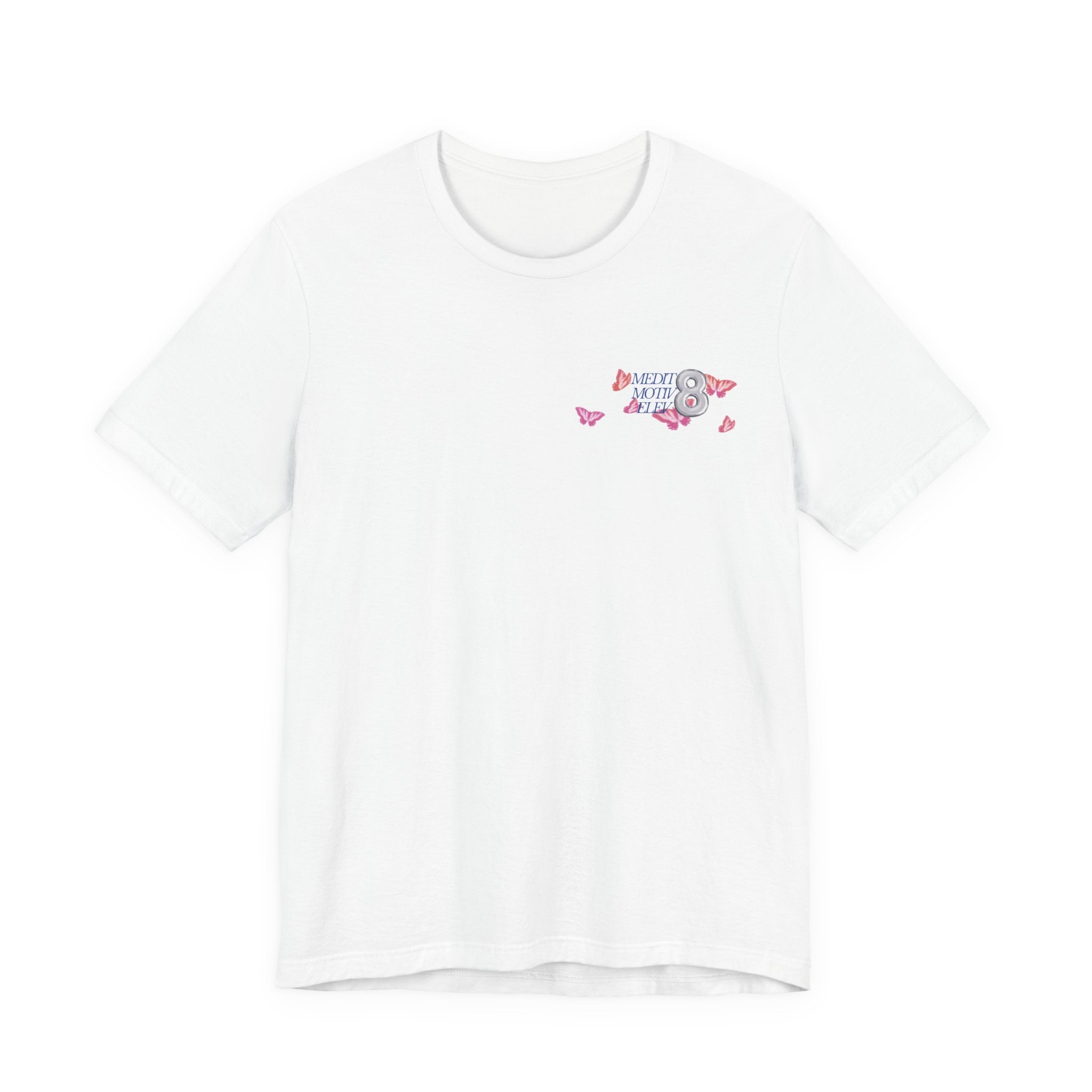 Grateful Hearts Club T‑Shirt – Floral Butterfly Graphic Tee