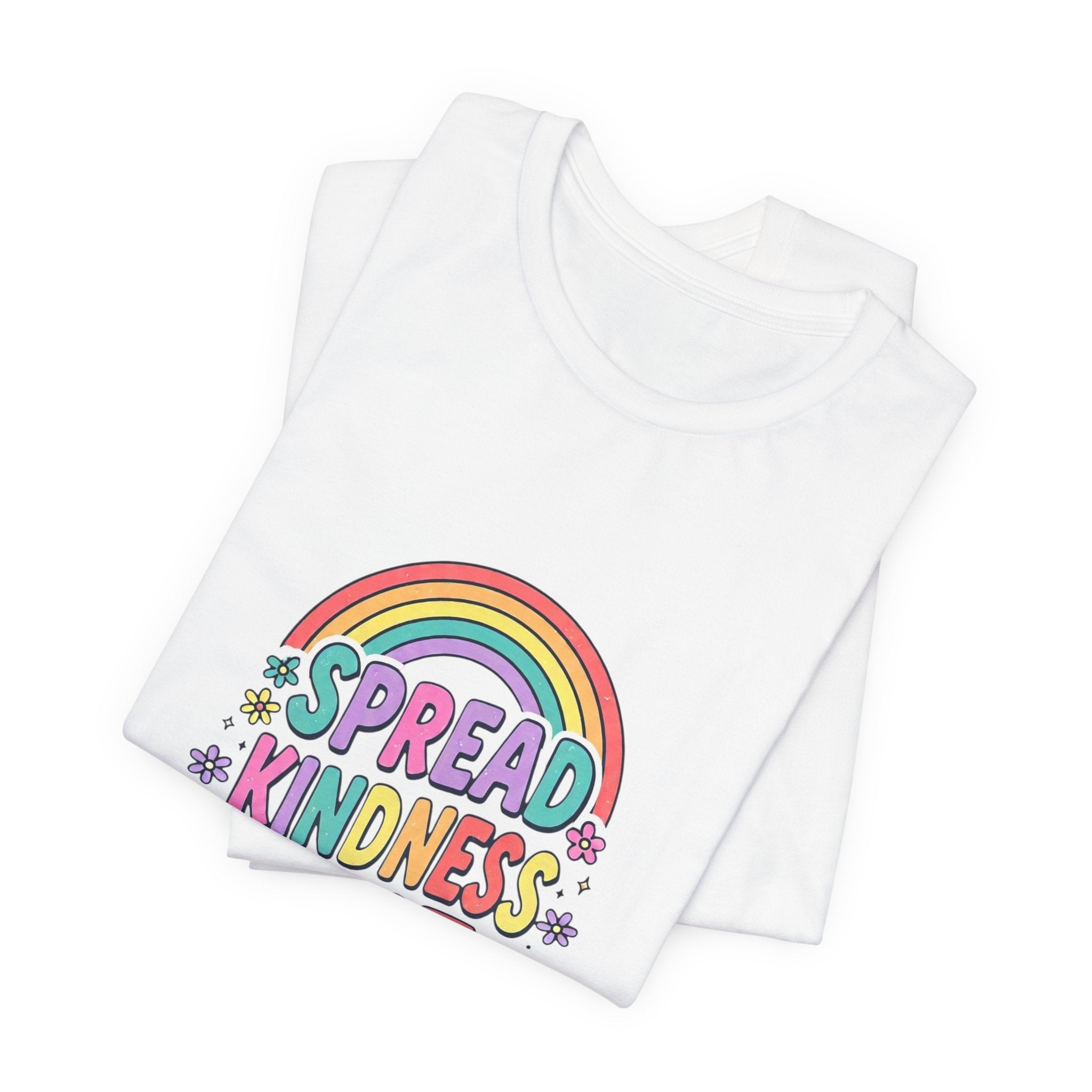 Spread Kindness Like Confetti Tee | Christian, Rainbow Scripture Style
