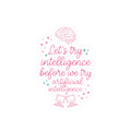 Brainy try intelligence Kiss-Cut Stickers