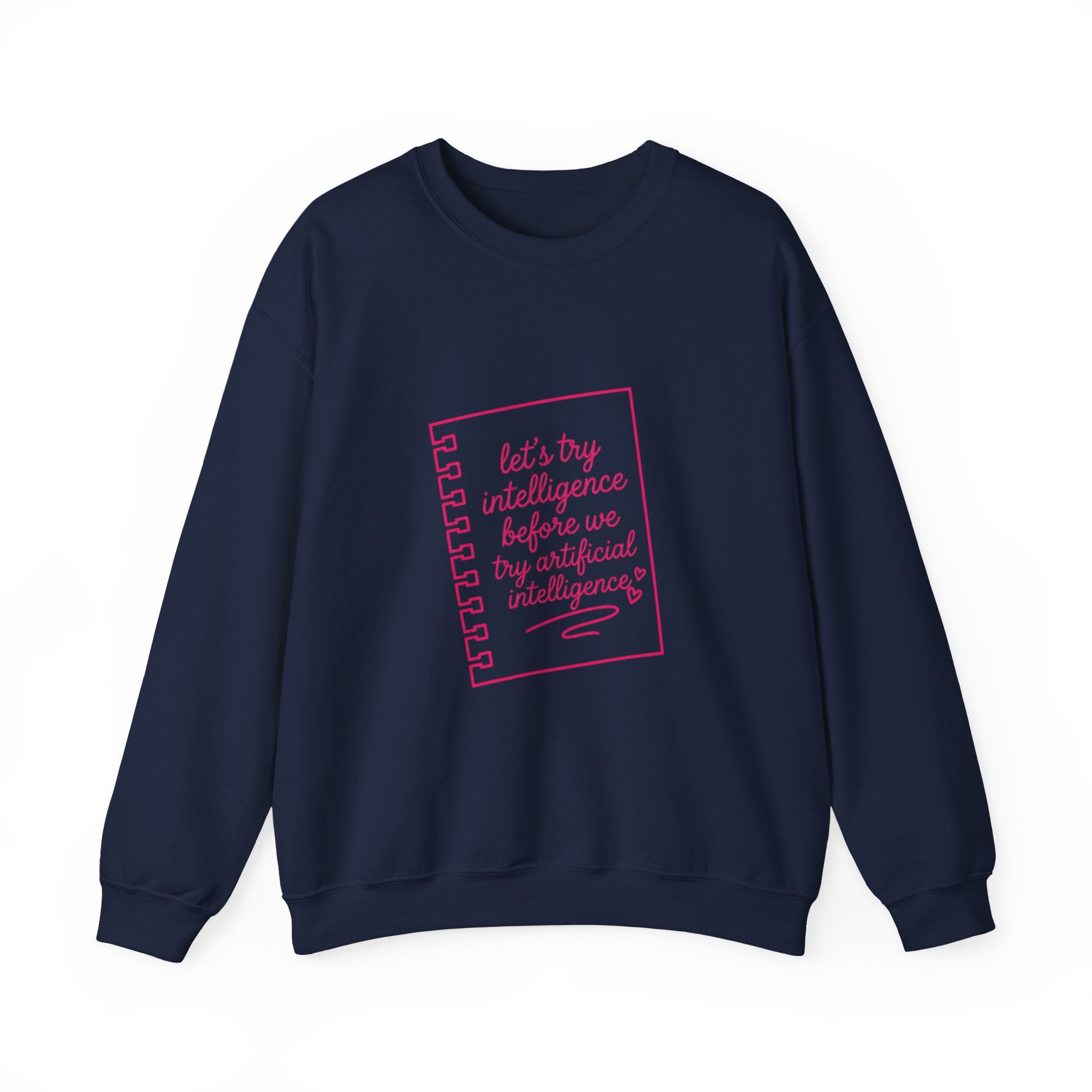 Notebook try intelligence Unisex Heavy Blend™ Crewneck Sweatshirt