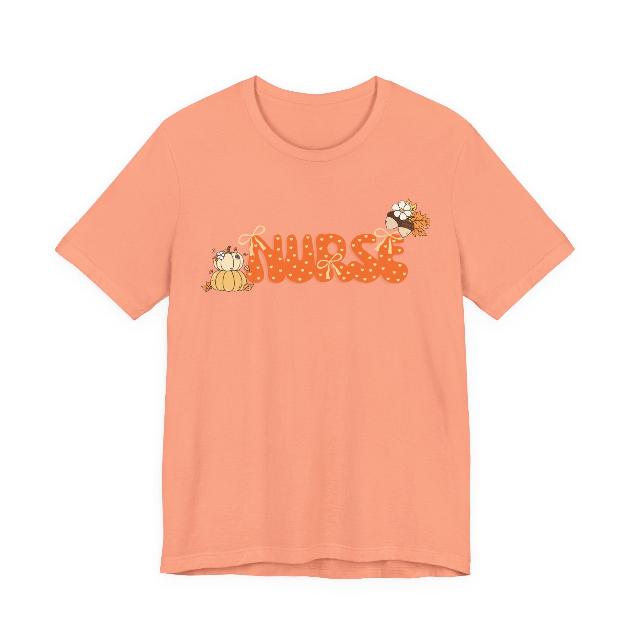 Nurse Pumpkin Patch Tee — Halloween Fall Graphic Nursing Shirt