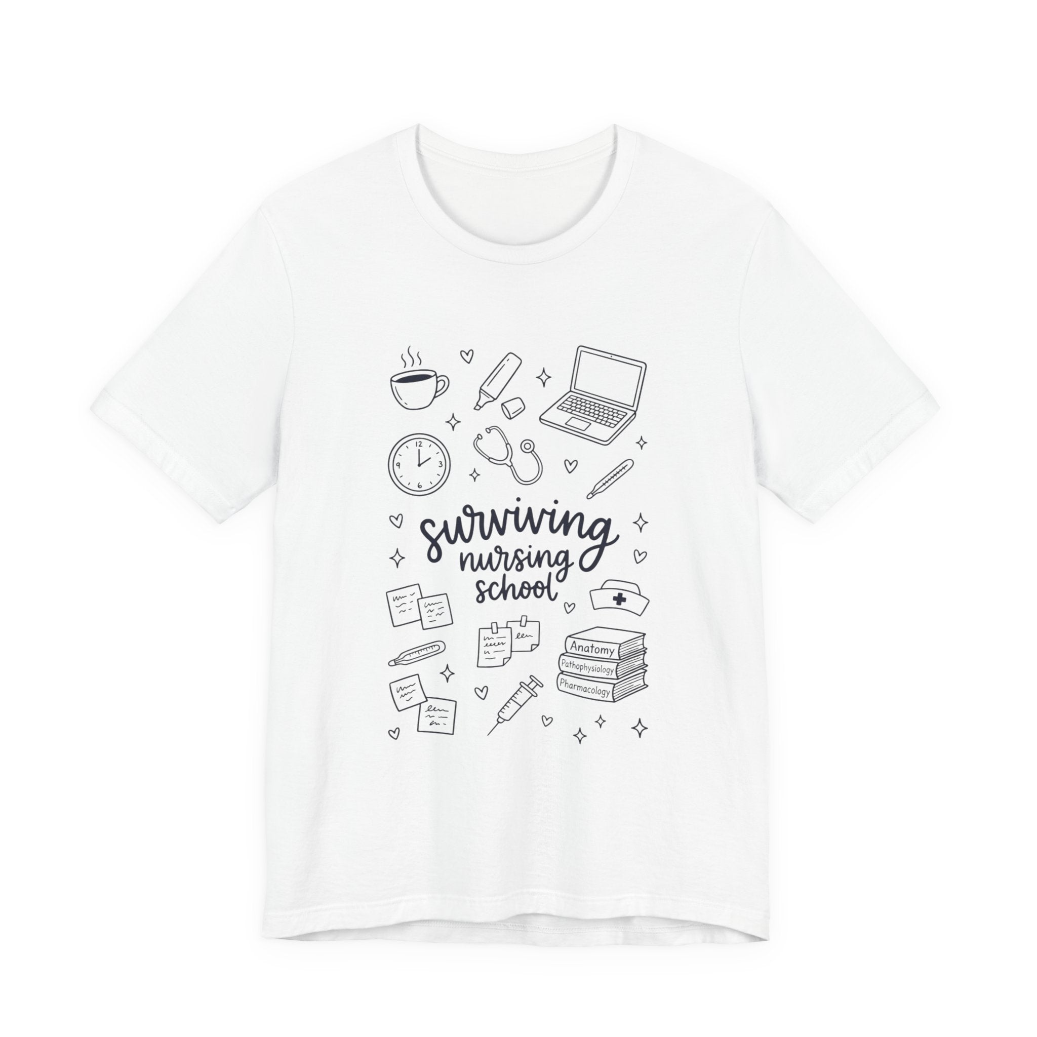 Surviving Nursing School T-Shirt — Nursing Student Gift Tee