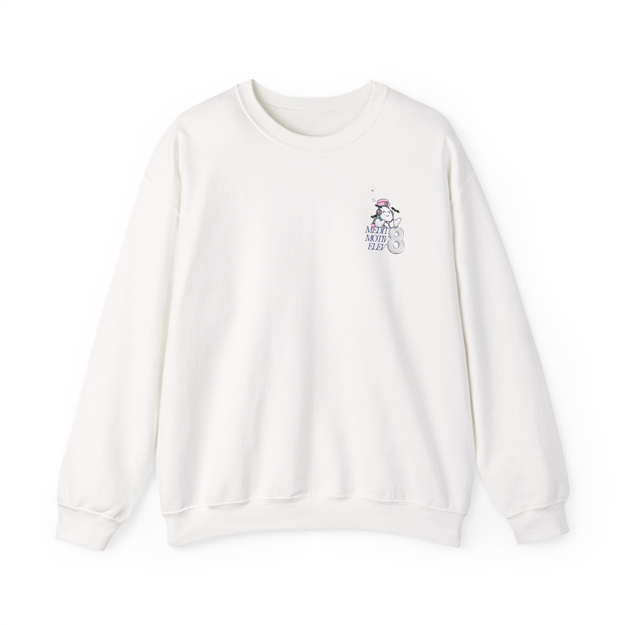 Spooky Season Crewneck Sweatshirt - Cute Pastel Ghosts Halloween Design