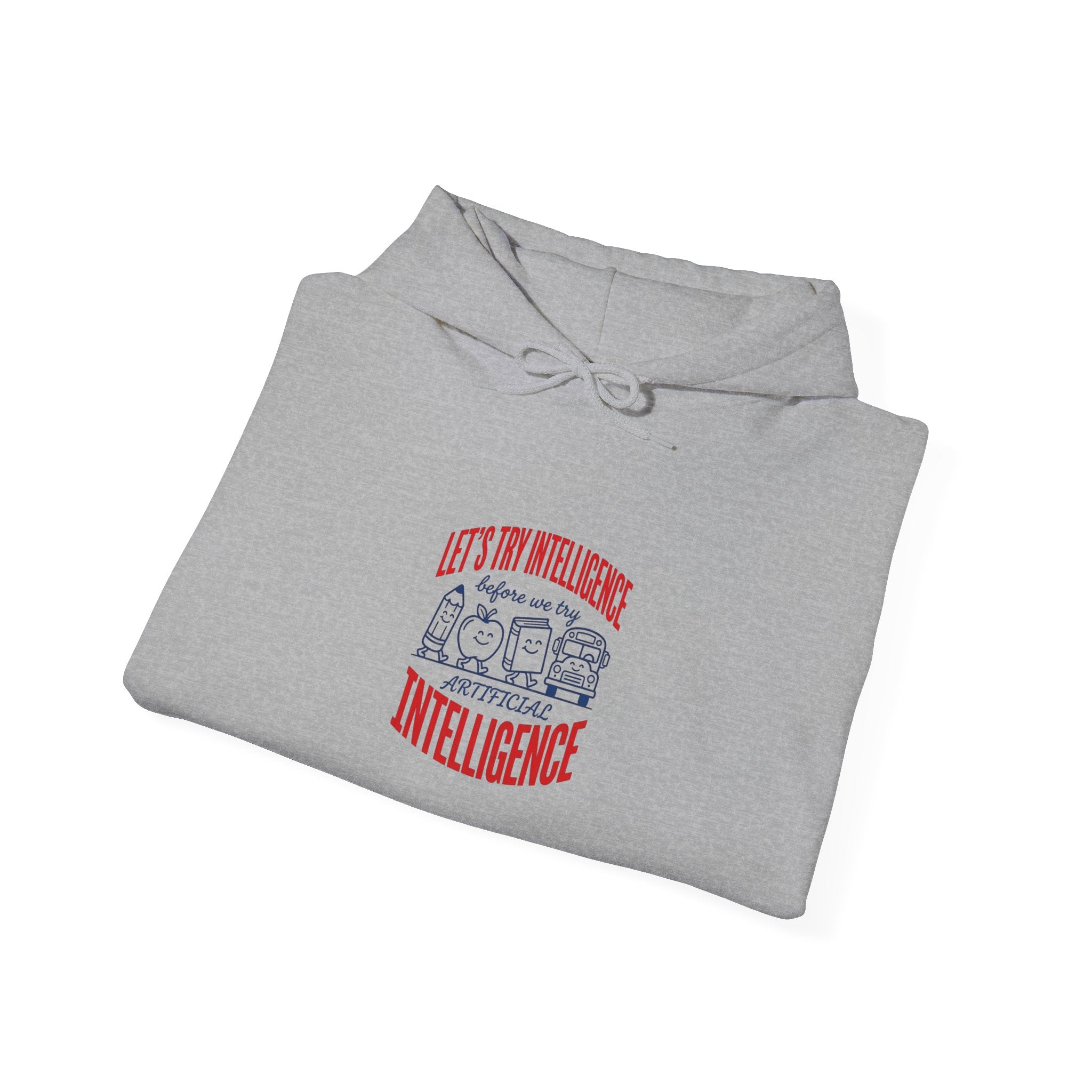 School try intelligence Unisex Heavy Blend™ Hooded Sweatshirt