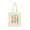 Tote Bag — “Skills for Behavioral Success” Cute Fruit Illustration Canvas Tote