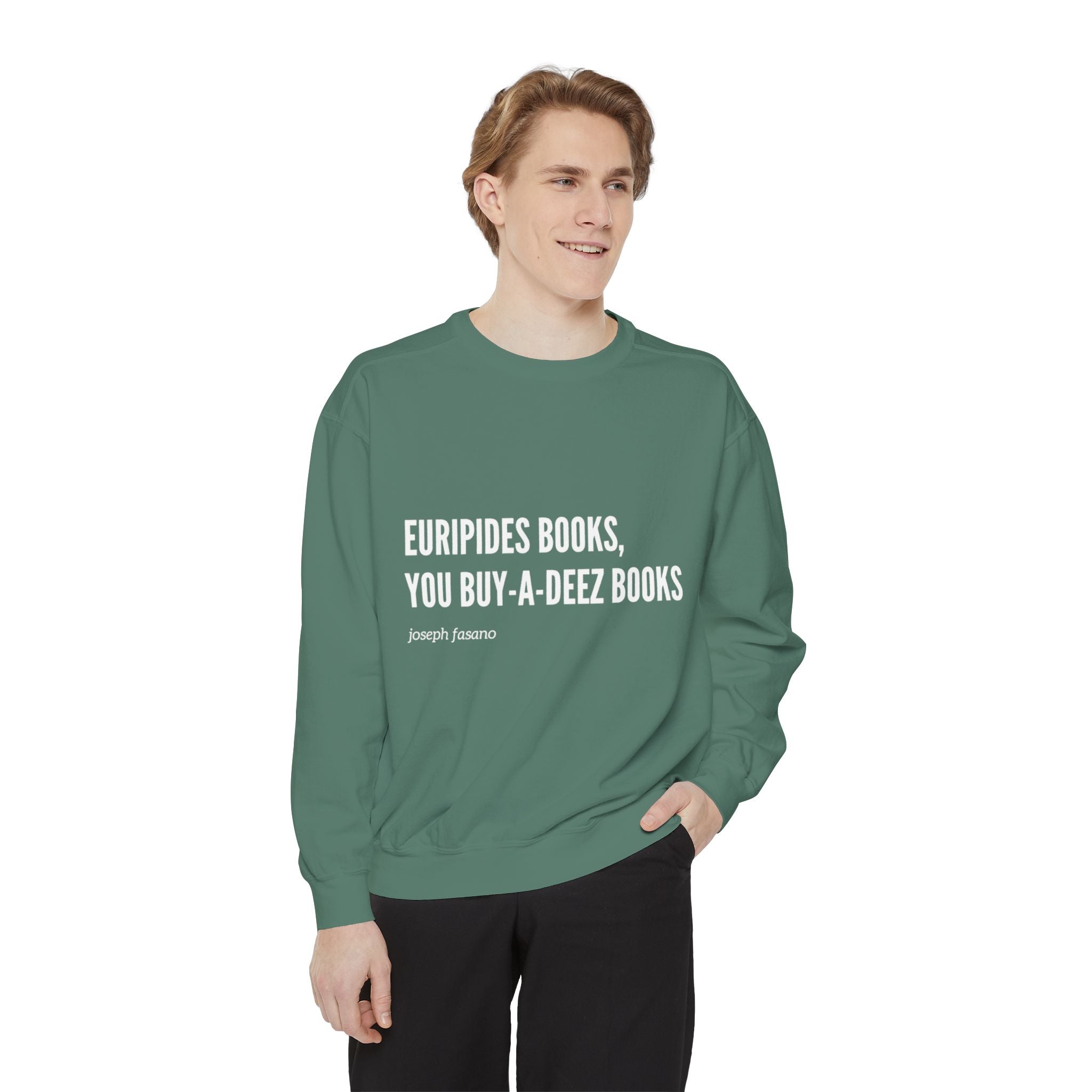 "euripides" crew neck sweatshirt