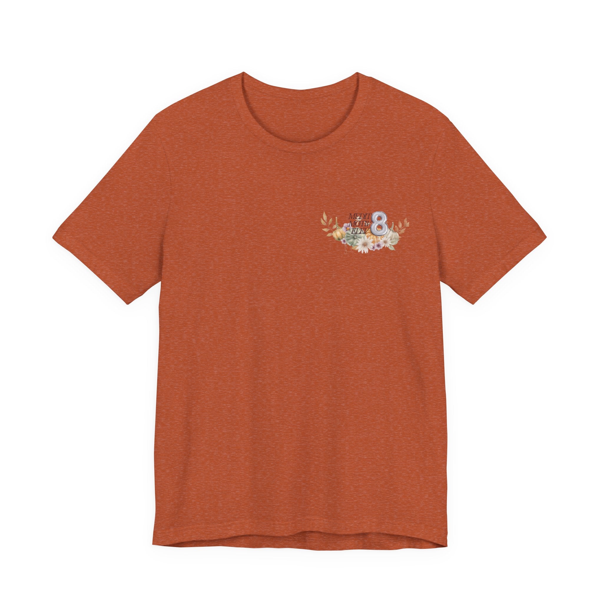 Overthink the Good Pumpkin Floral Tee