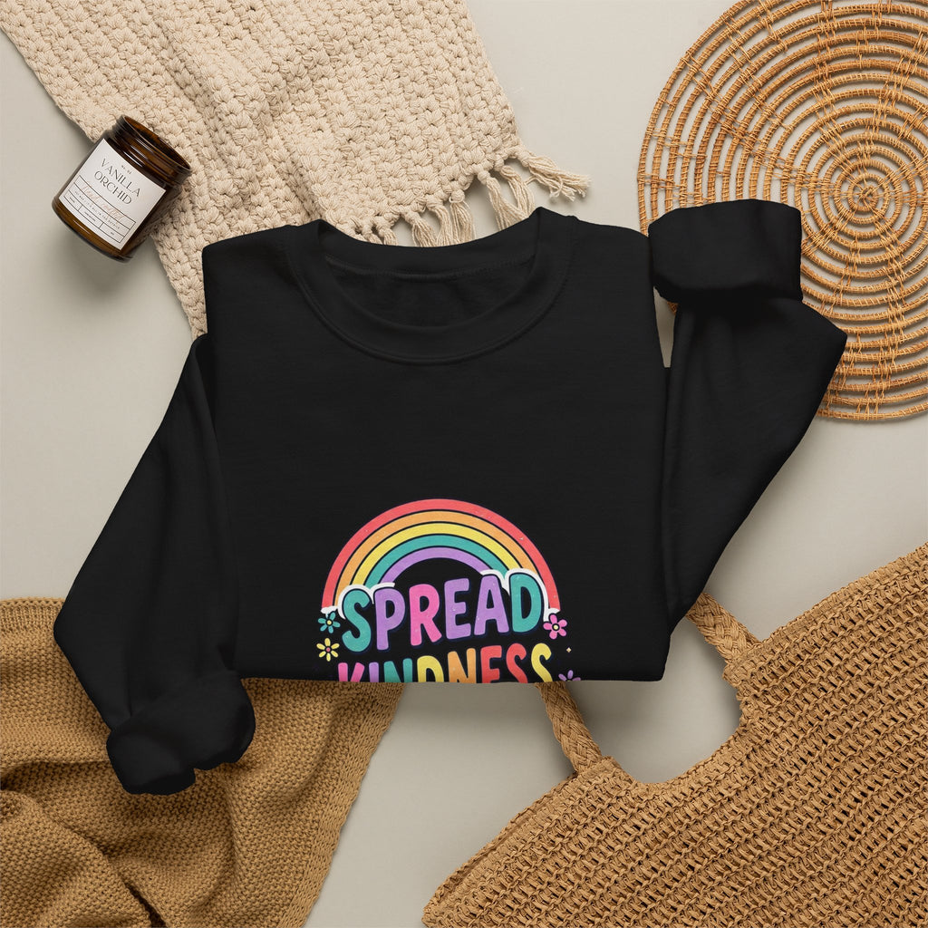 Spread Kindness Like Confetti Sweatshirt | Christian Rainbow Scripture