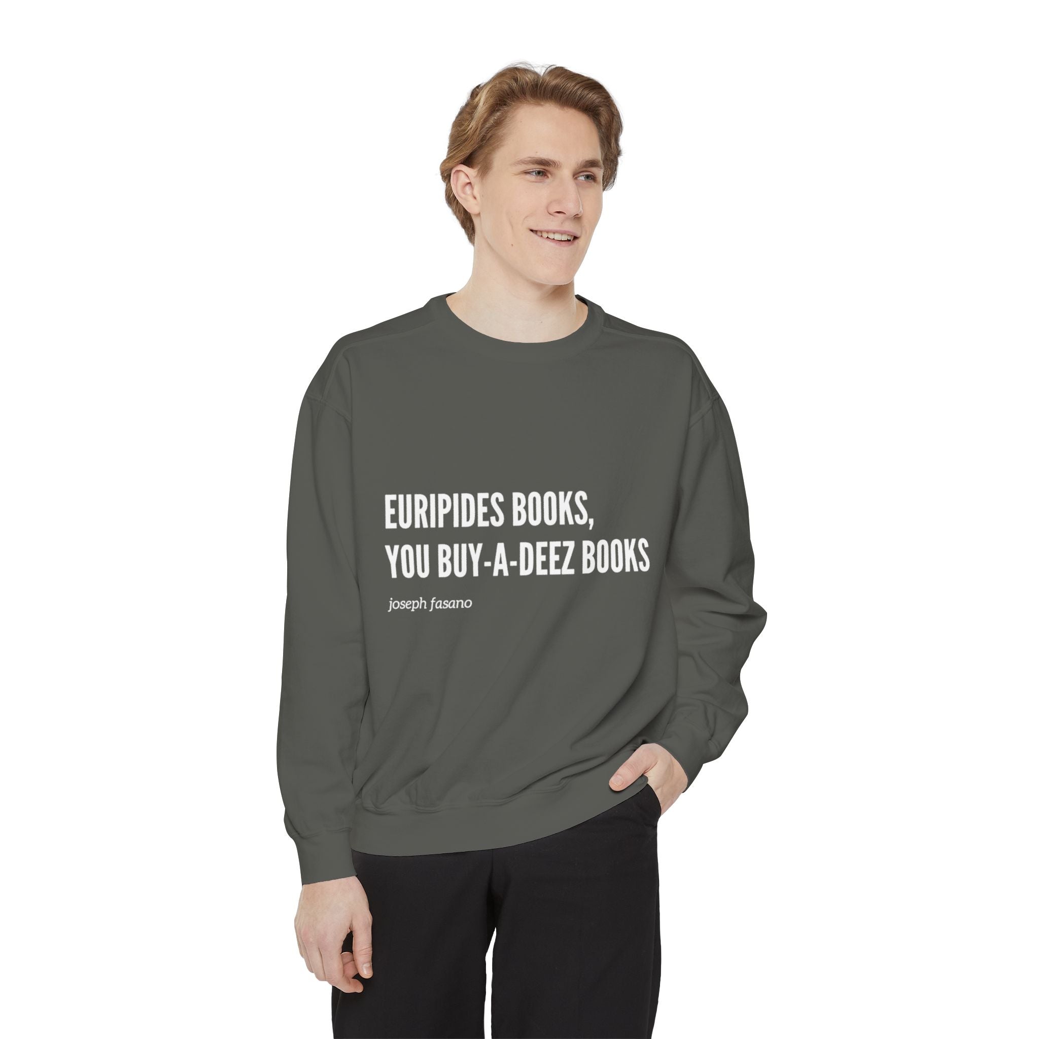 "euripides" crew neck sweatshirt