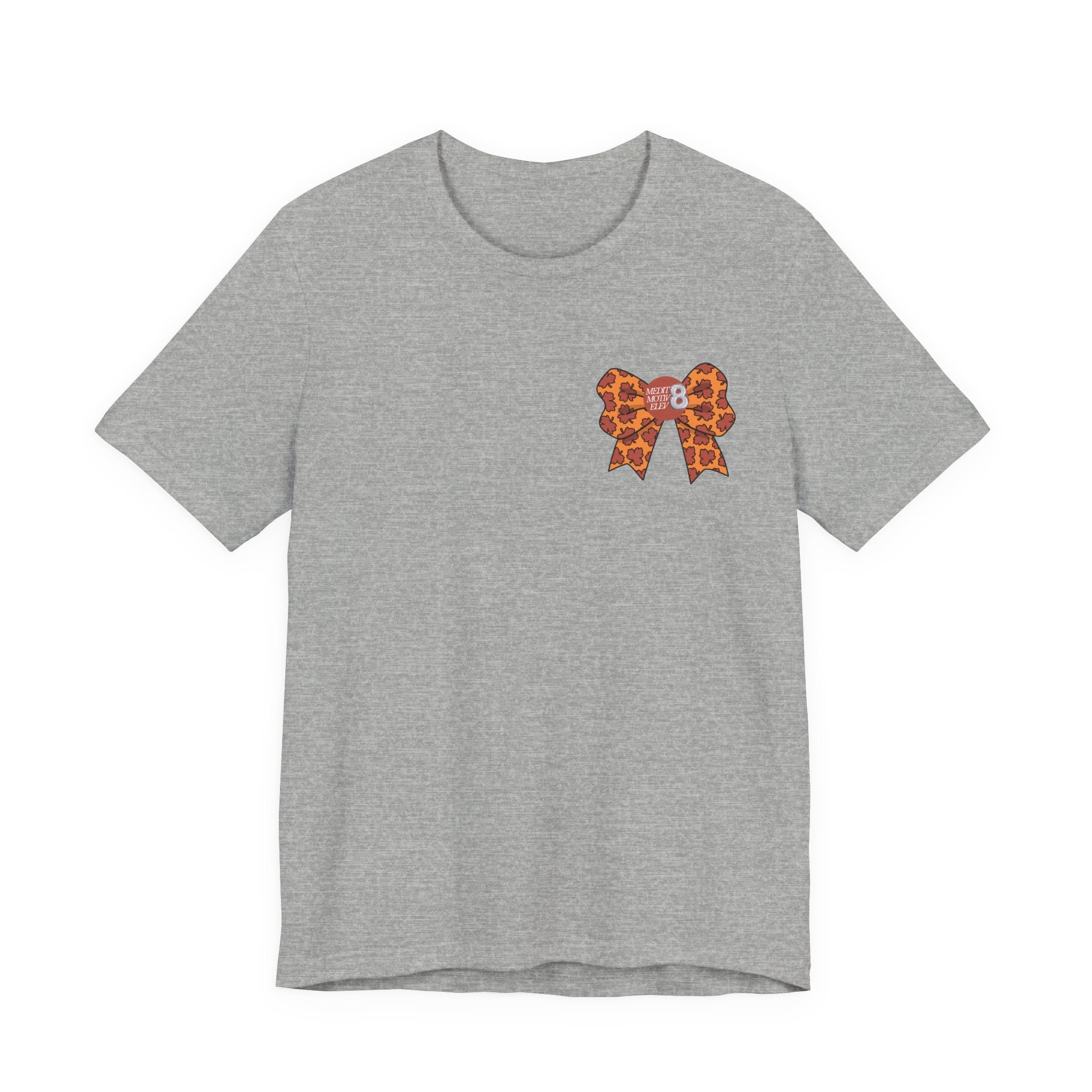 Thankful Grateful Blessed Tee — Autumn Bow Fall Thanksgiving Shirt