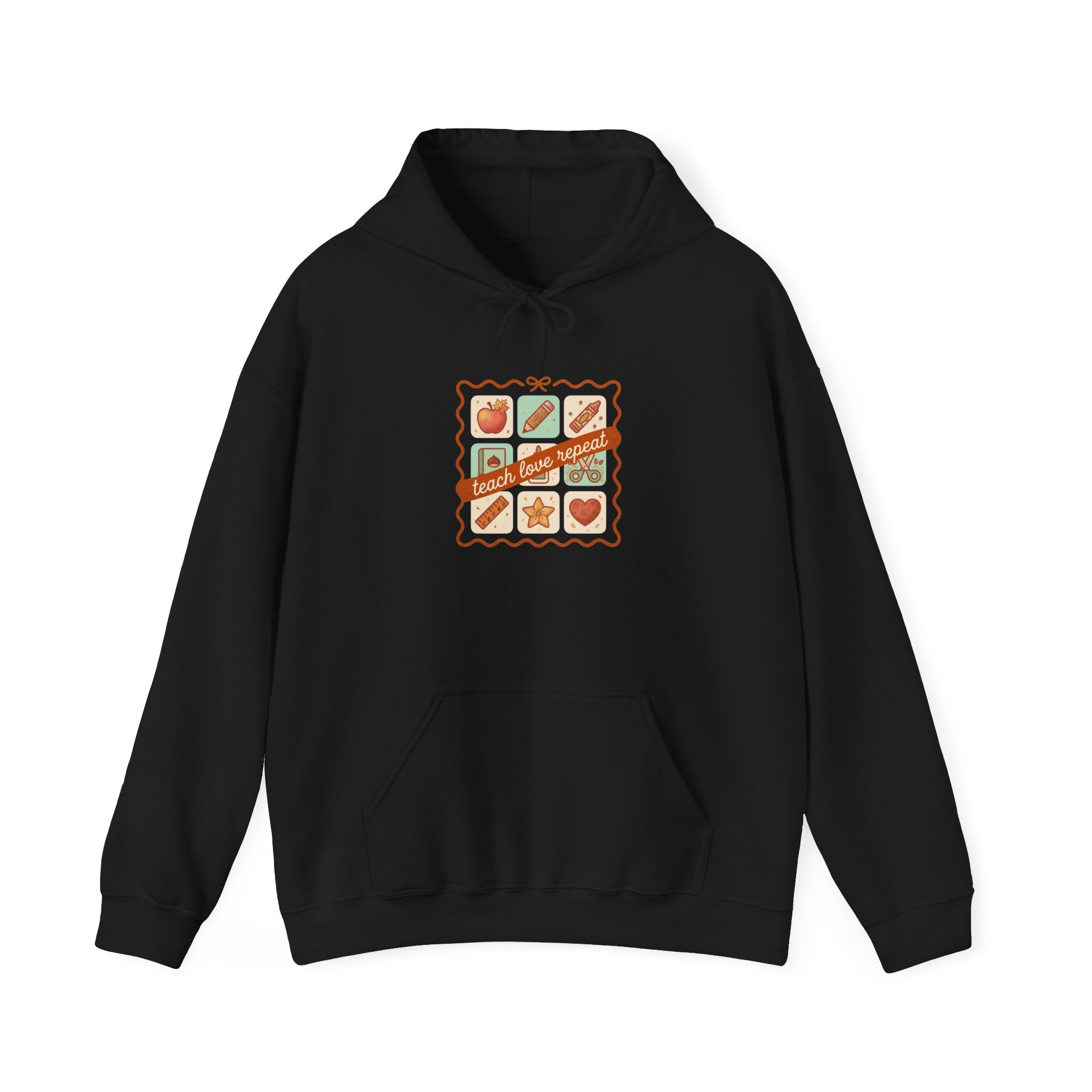 Back to School Patch Hoodie | School Supplies, Cute Classroom Graphic