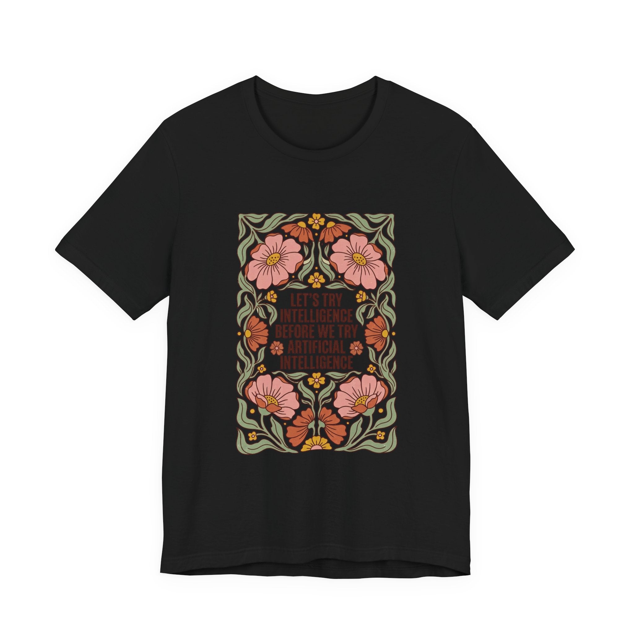 Flower try intelligence Unisex Jersey Short Sleeve Tee