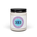 333 Angel Number Soy Candle — 9oz Scented Jar for Meditation, Calm & Spiritual Gift