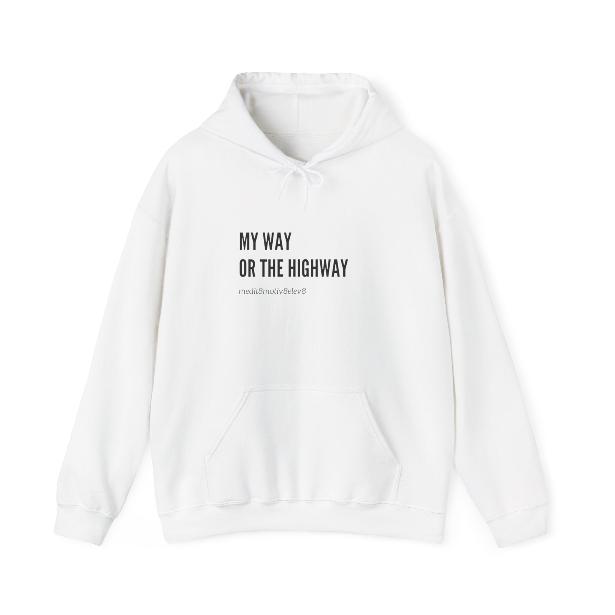 "my way" hoodie