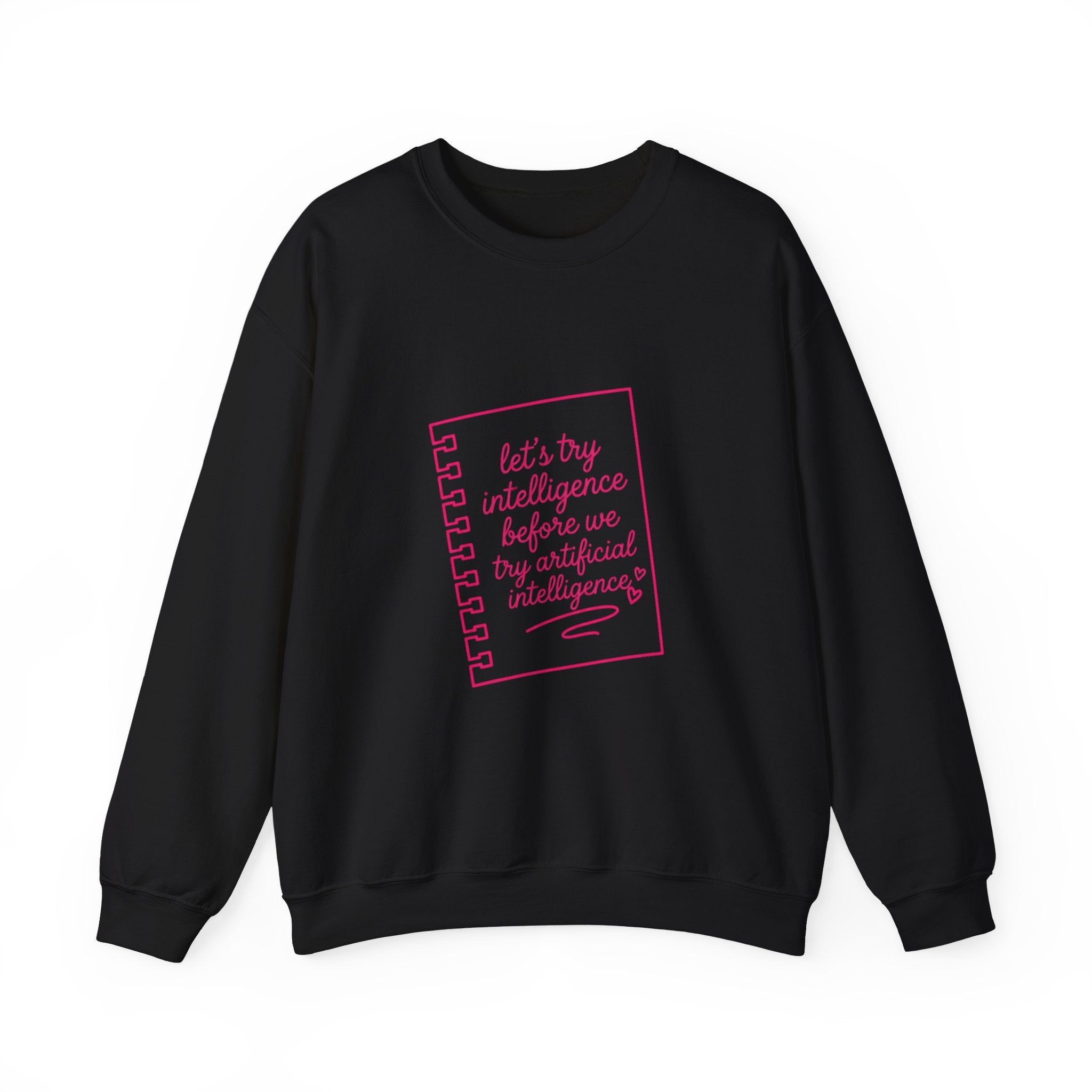 Notebook try intelligence Unisex Heavy Blend™ Crewneck Sweatshirt