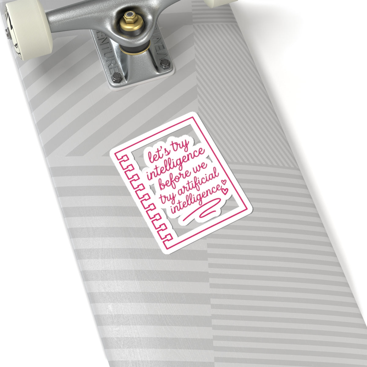 Notebook try intelligence Kiss-Cut Stickers