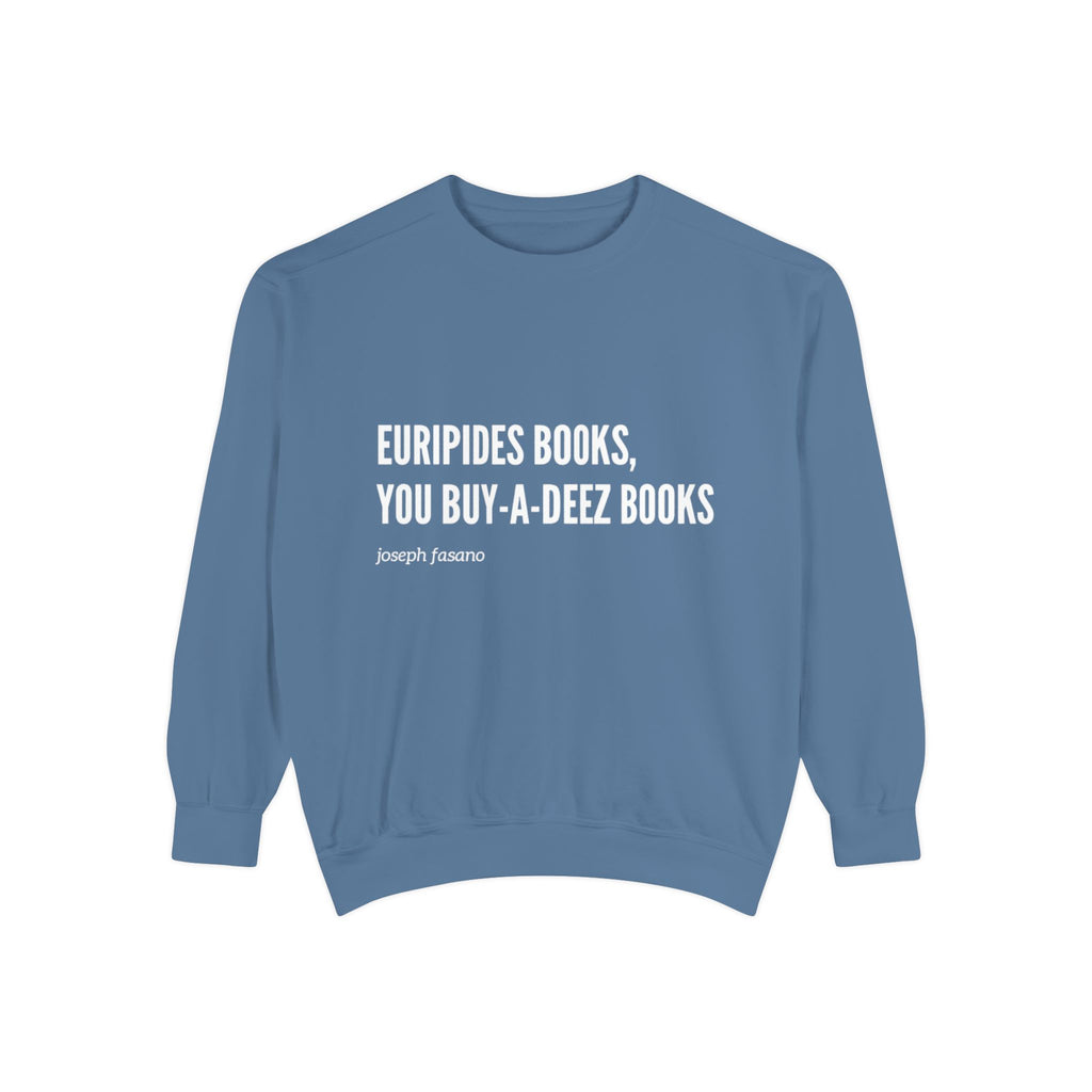 "euripides" crew neck sweatshirt
