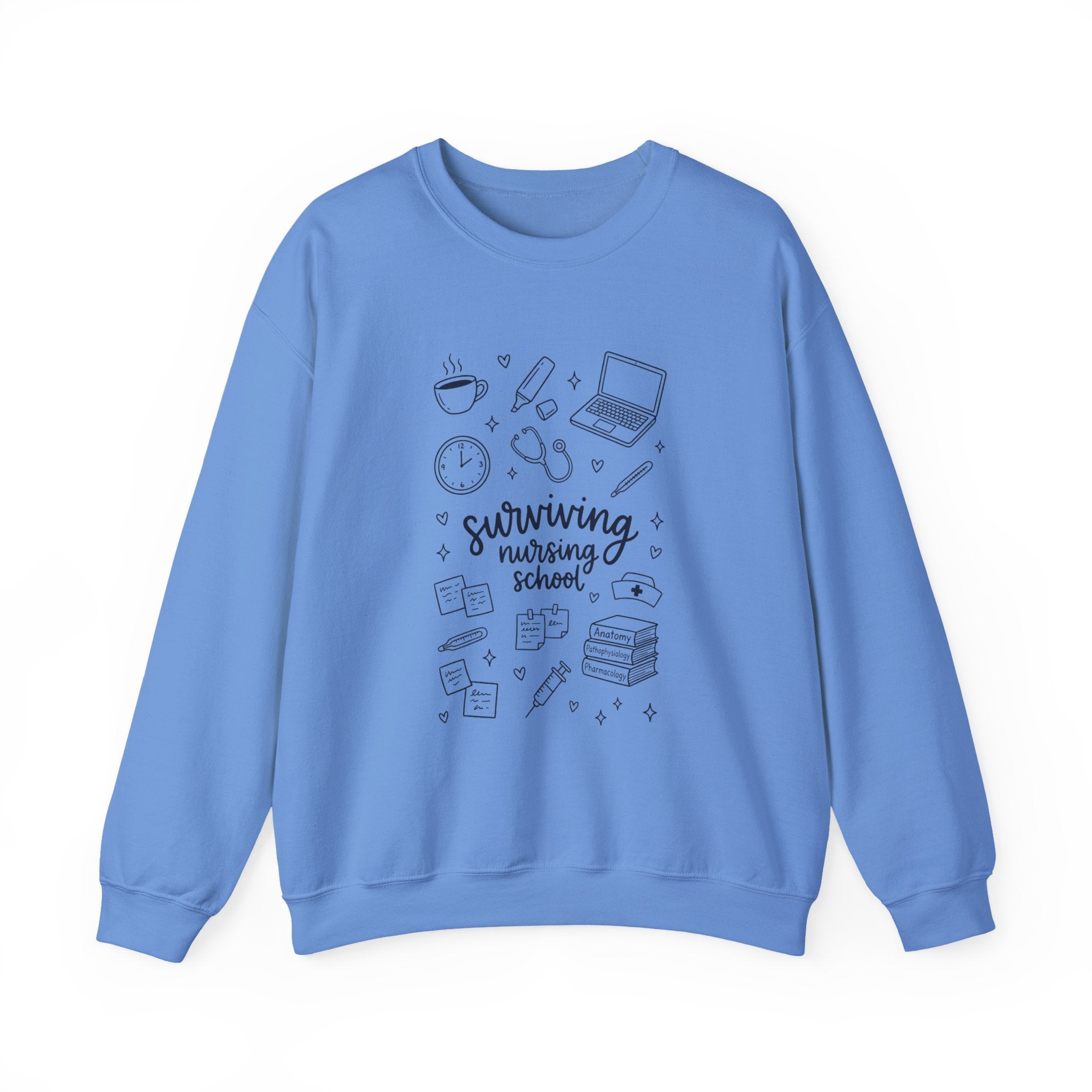 Surviving Nursing School Sweatshirt — Nursing Student Crewneck