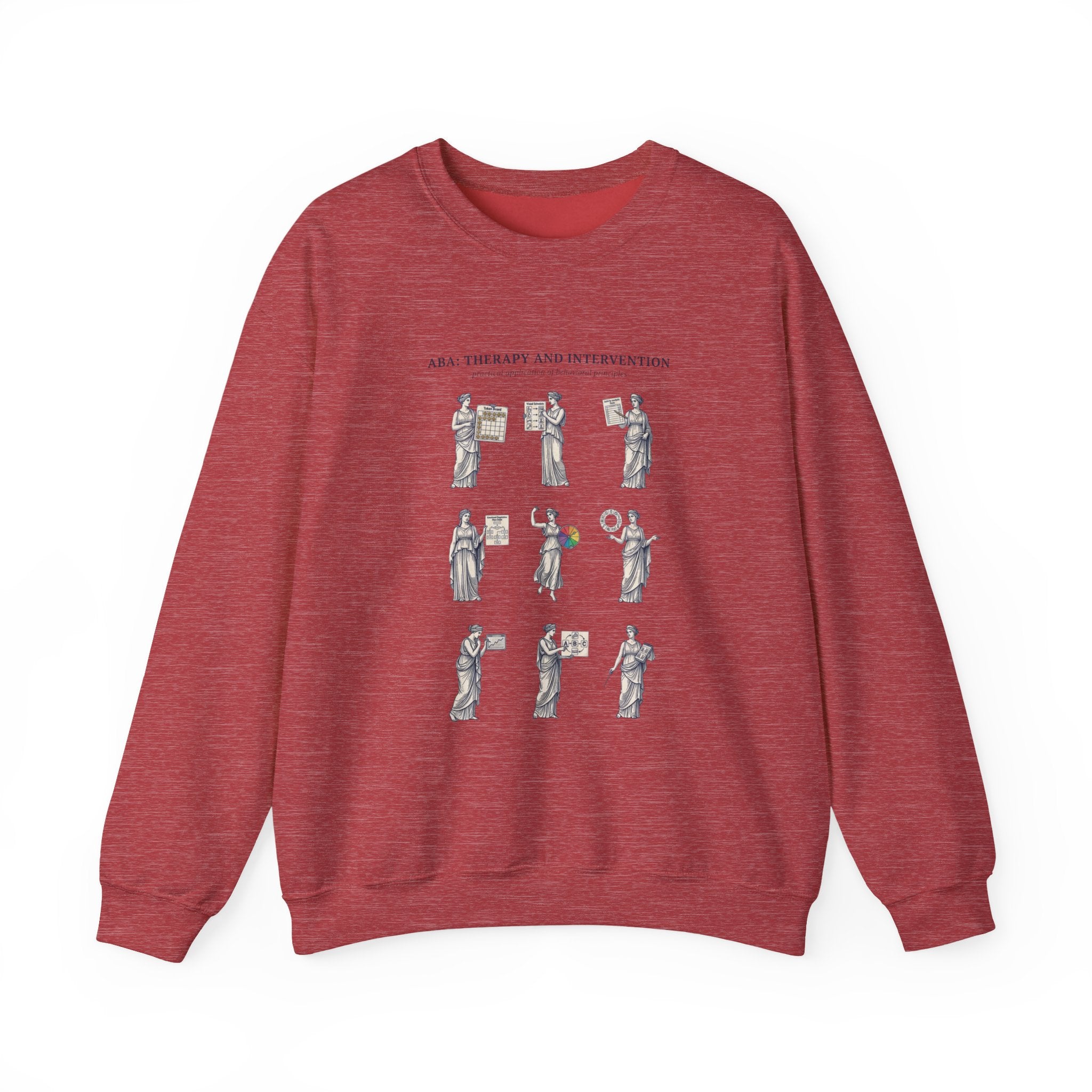 Classical Greek Statues Crewneck Sweatshirt | Mythcore, Dark Academia