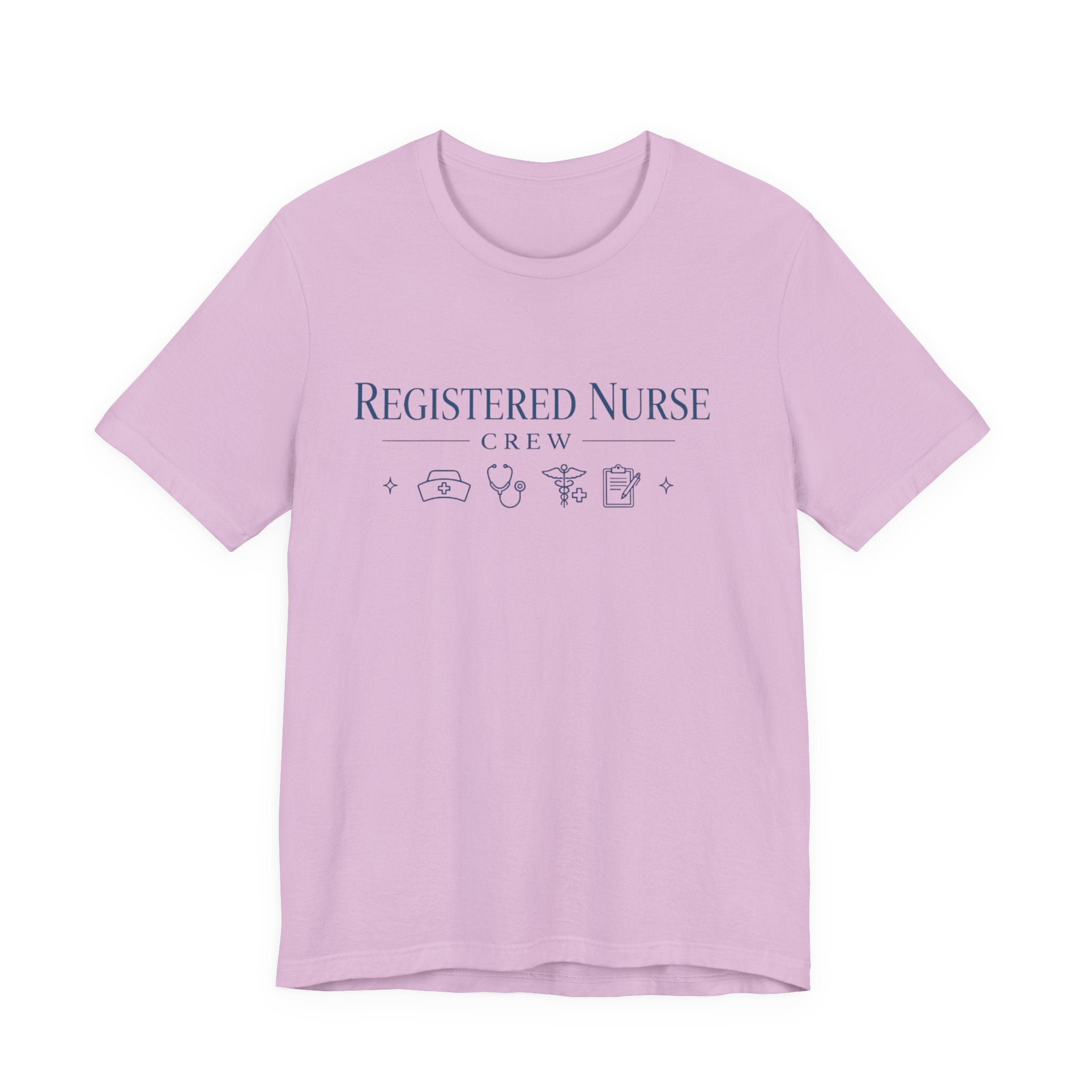Registered Nurse Crew T-Shirt — Nurse Appreciation Short Sleeve Tee