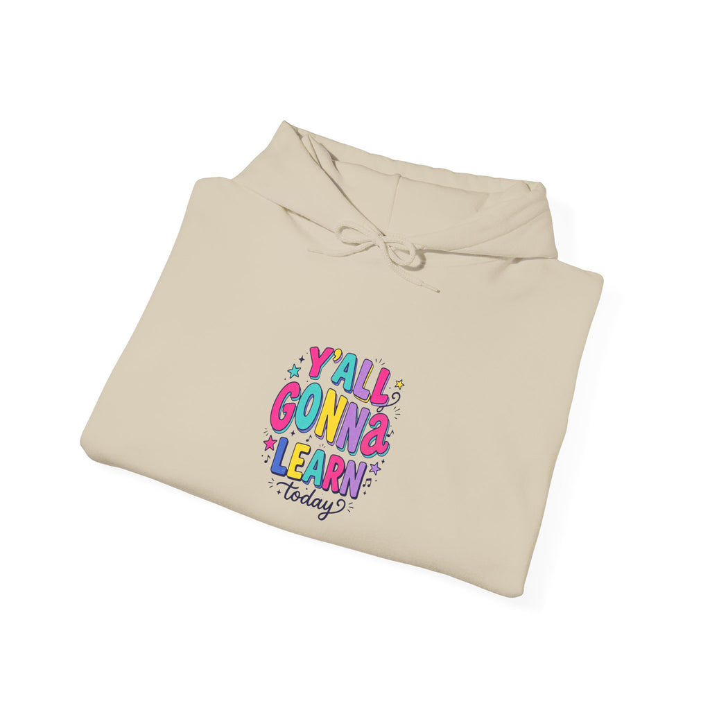 Y'all Gonna Learn hoodie | Christian rainbow scripture quote, playful faith sweatshirt
