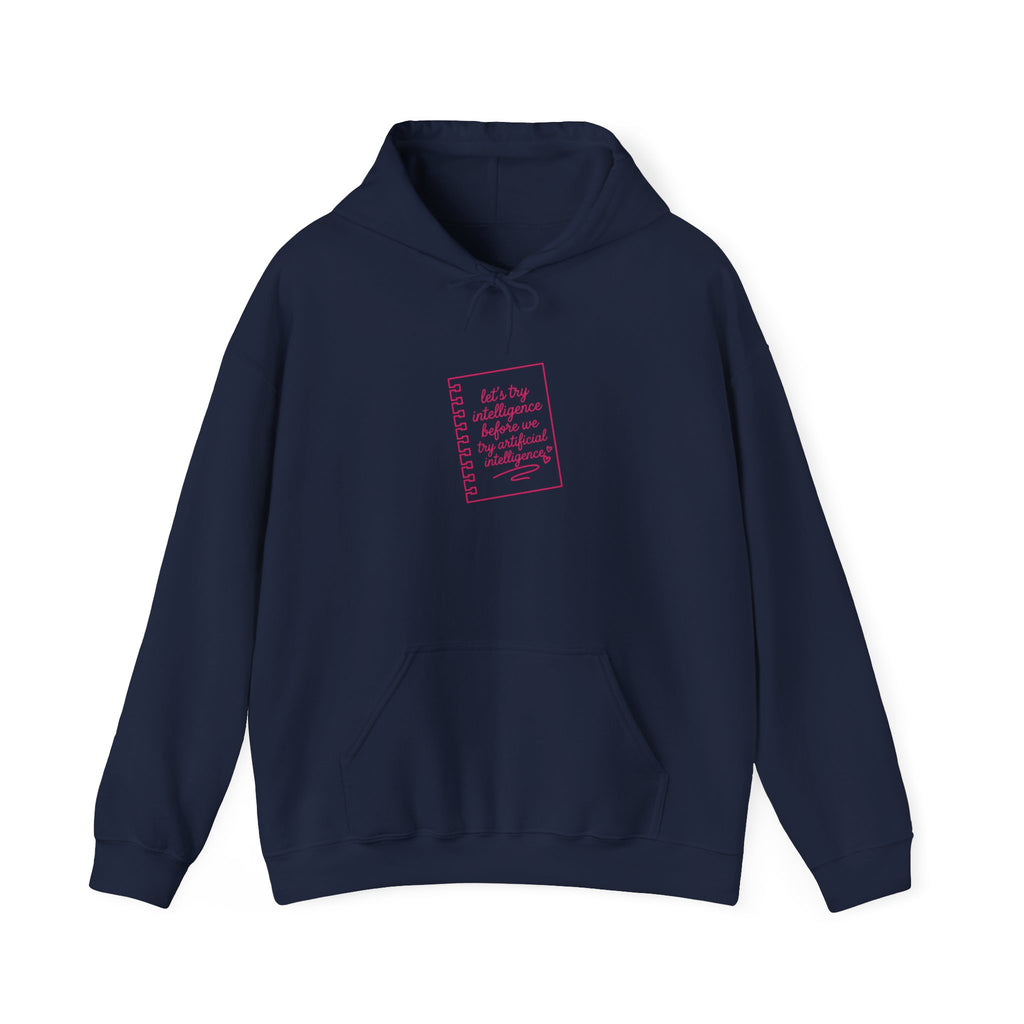 Notebook try intelligence Unisex Heavy Blend™ Hooded Sweatshirt