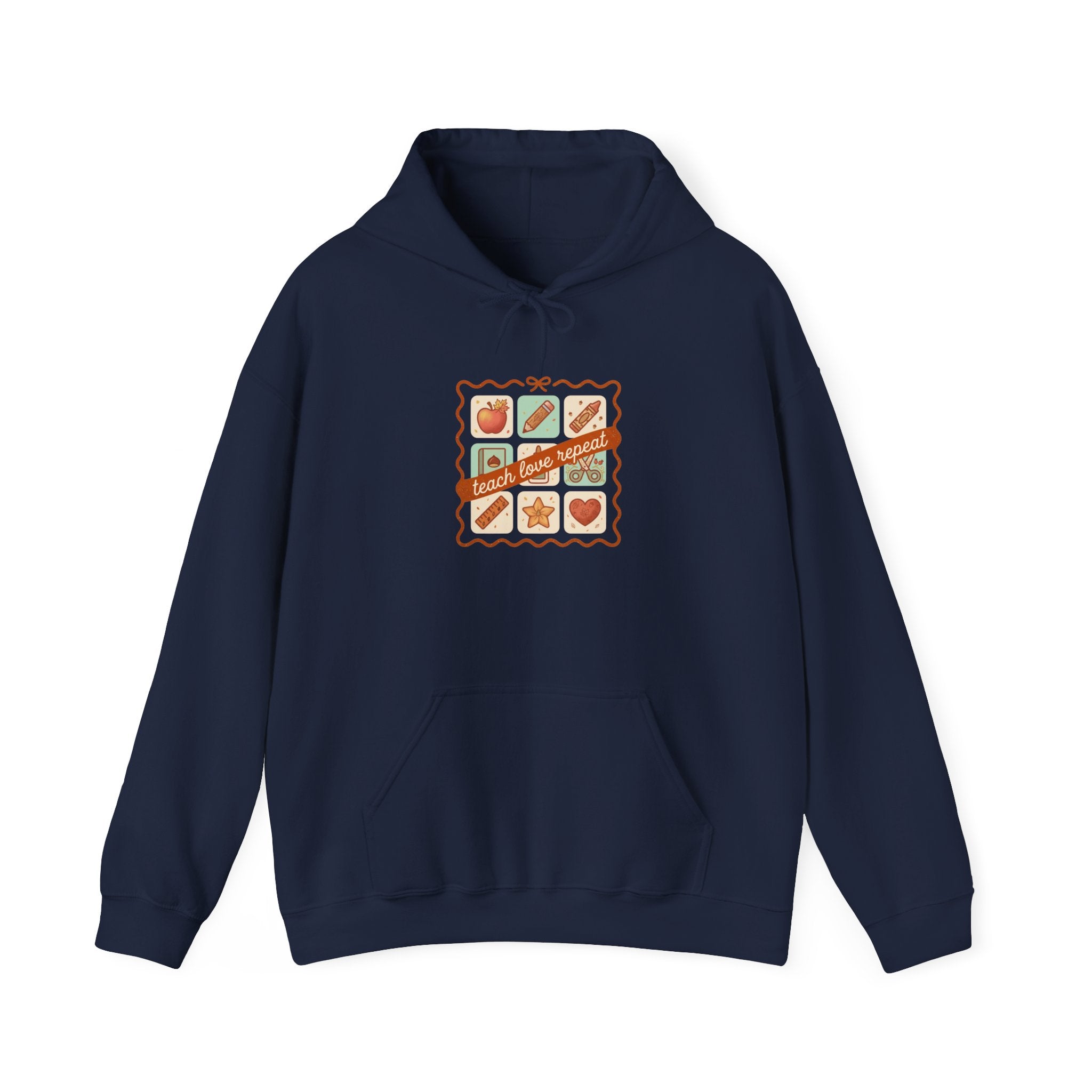 Back to School Patch Hoodie | School Supplies, Cute Classroom Graphic