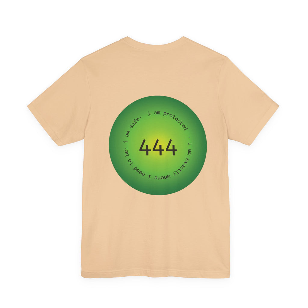 444 Protection Circle Tee — Spiritual Numerology T-Shirt