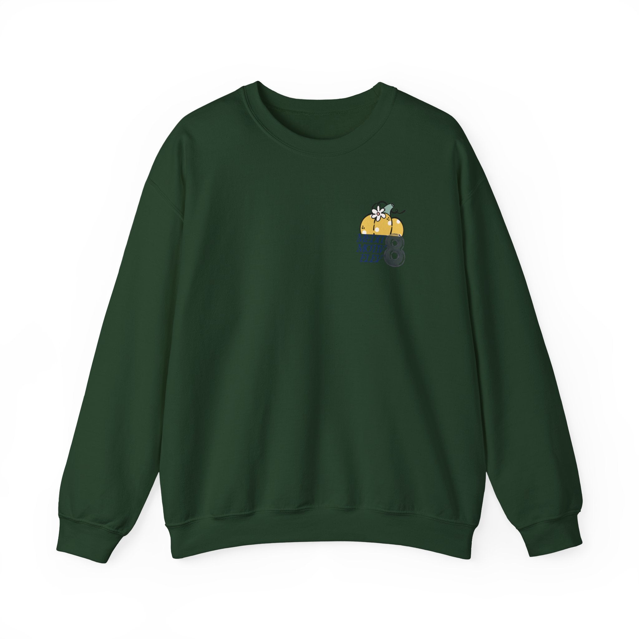 Hello Pumpkin Crewneck Sweatshirt — Cute Stacked Pumpkins Fall Sweater