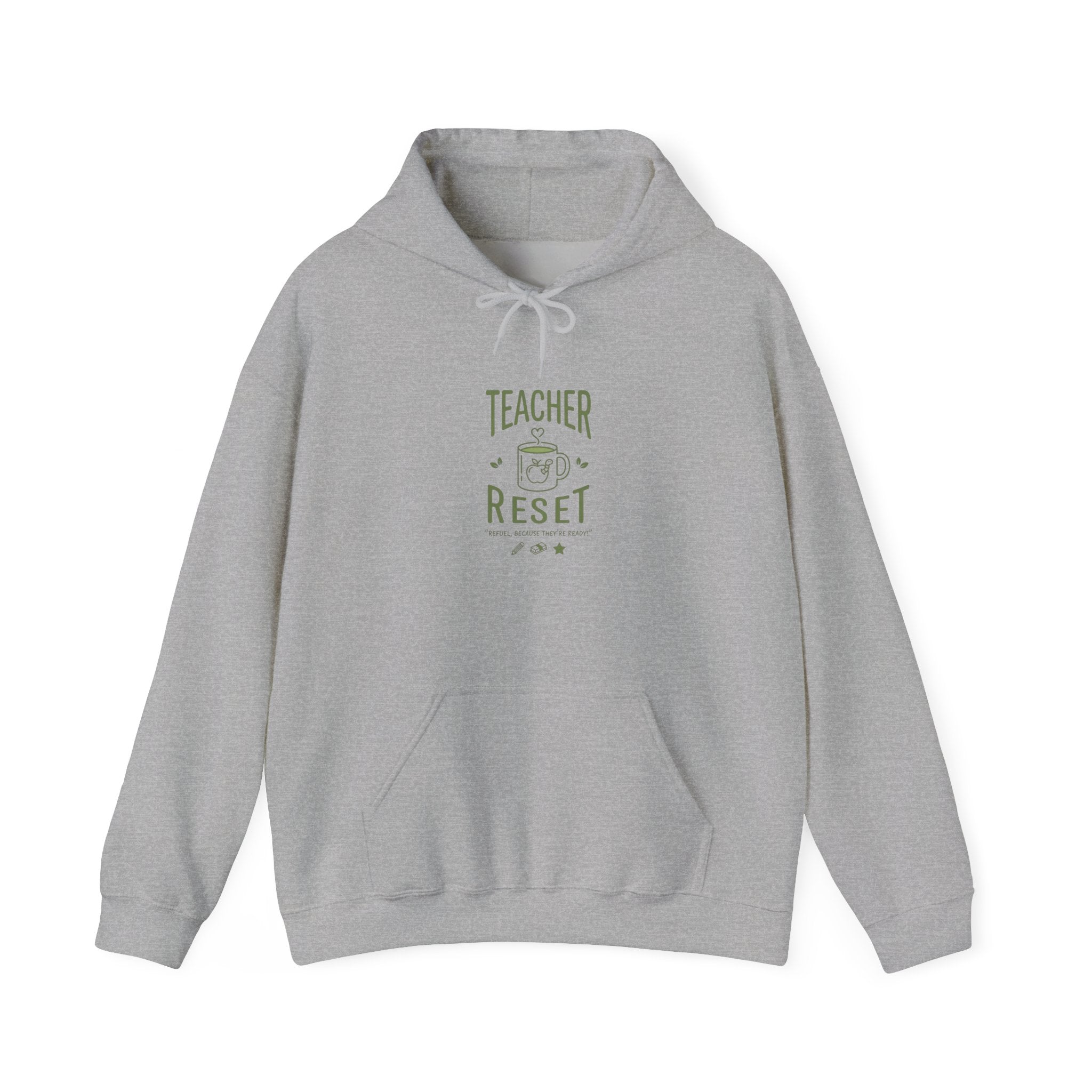 "Teacher Reset" Cozy Teacher Appreciation Pullover