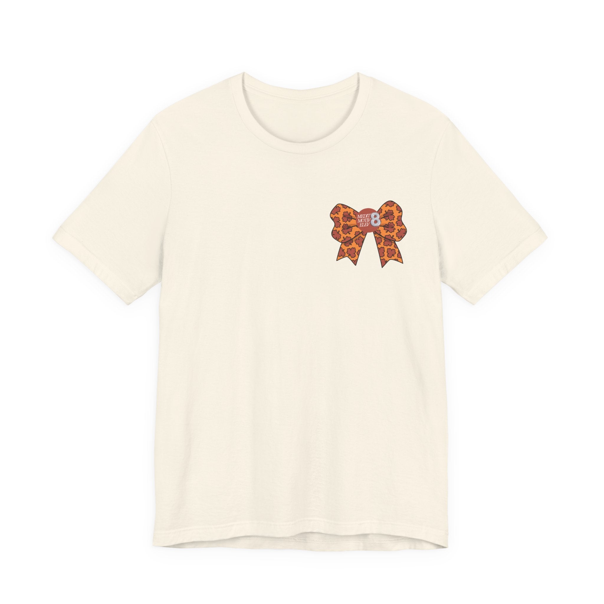 Thankful Grateful Blessed Tee — Autumn Bow Fall Thanksgiving Shirt