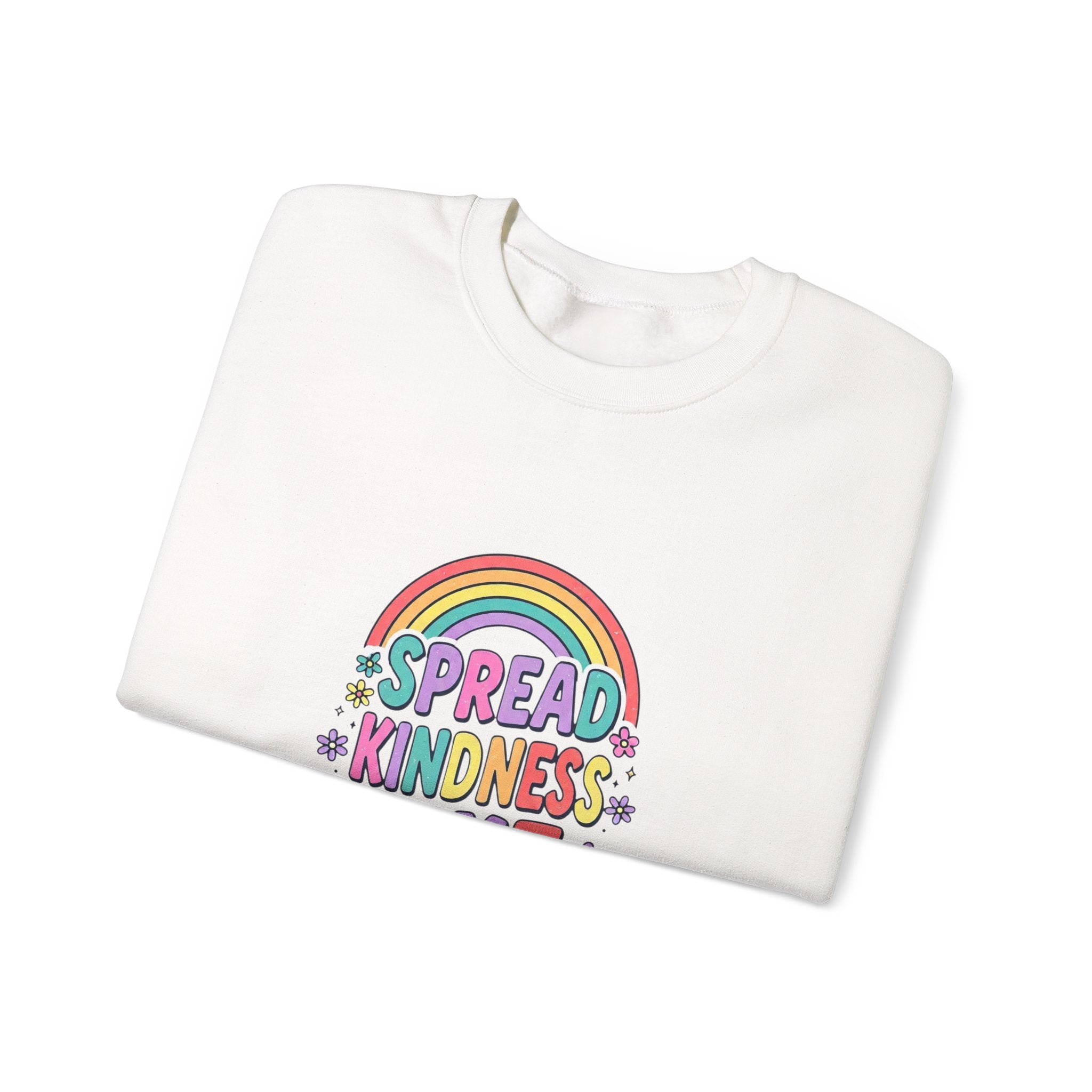 Spread Kindness Like Confetti Sweatshirt | Christian Rainbow Scripture