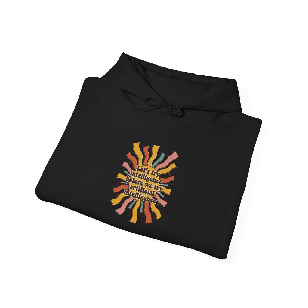 Groovy try intelligence  Unisex Heavy Blend™ Hooded Sweatshirt