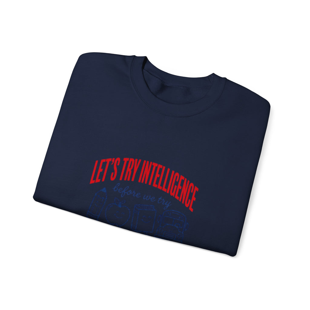 School try intelligence Unisex Heavy Blend™ Crewneck Sweatshirt