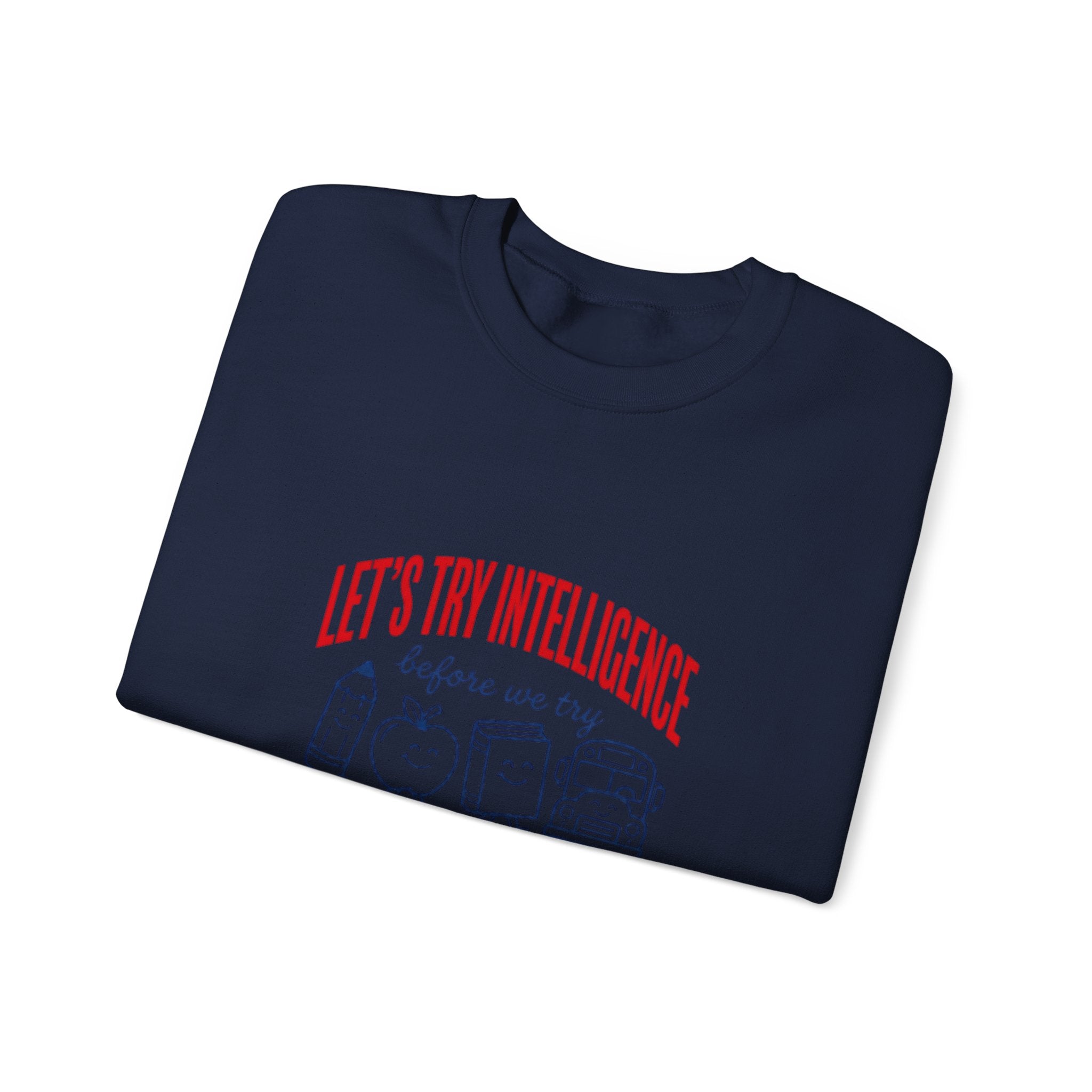 School try intelligence Unisex Heavy Blend™ Crewneck Sweatshirt
