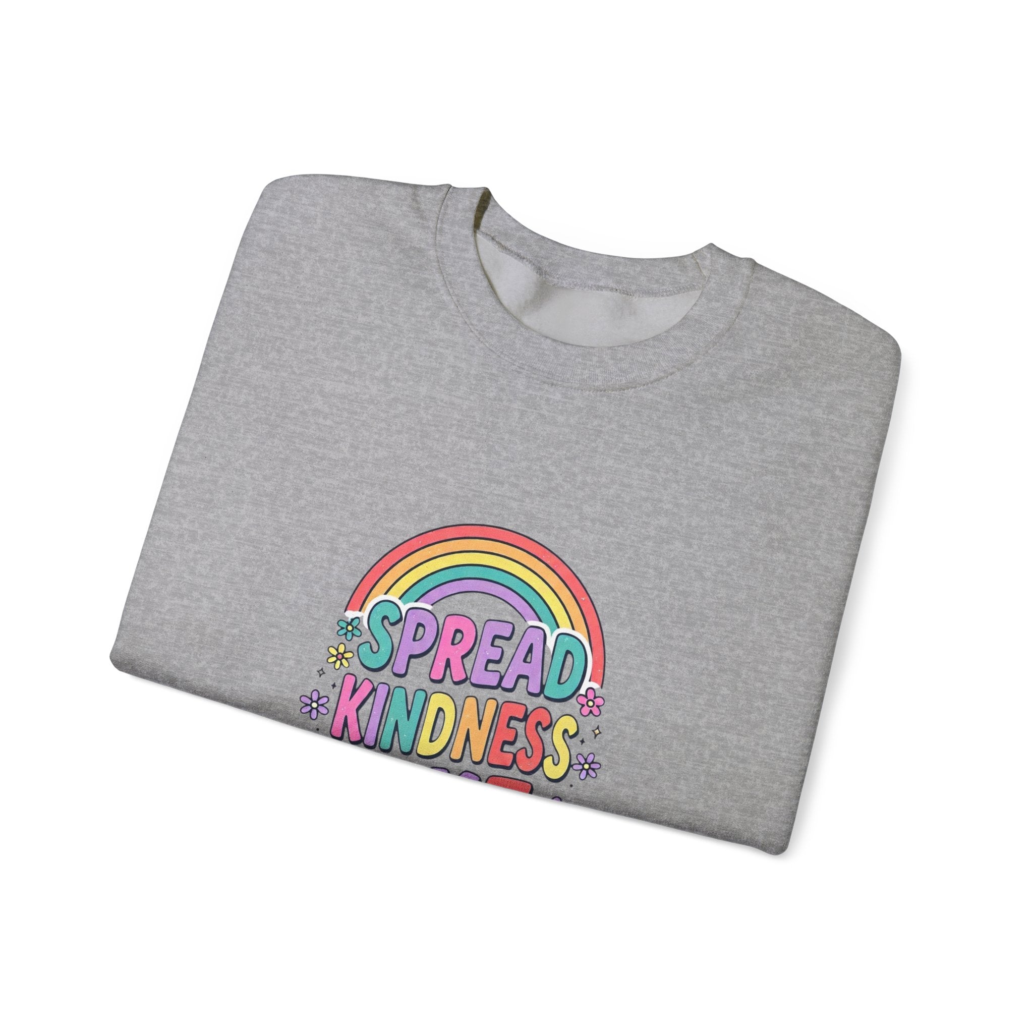 Spread Kindness Like Confetti Sweatshirt | Christian Rainbow Scripture