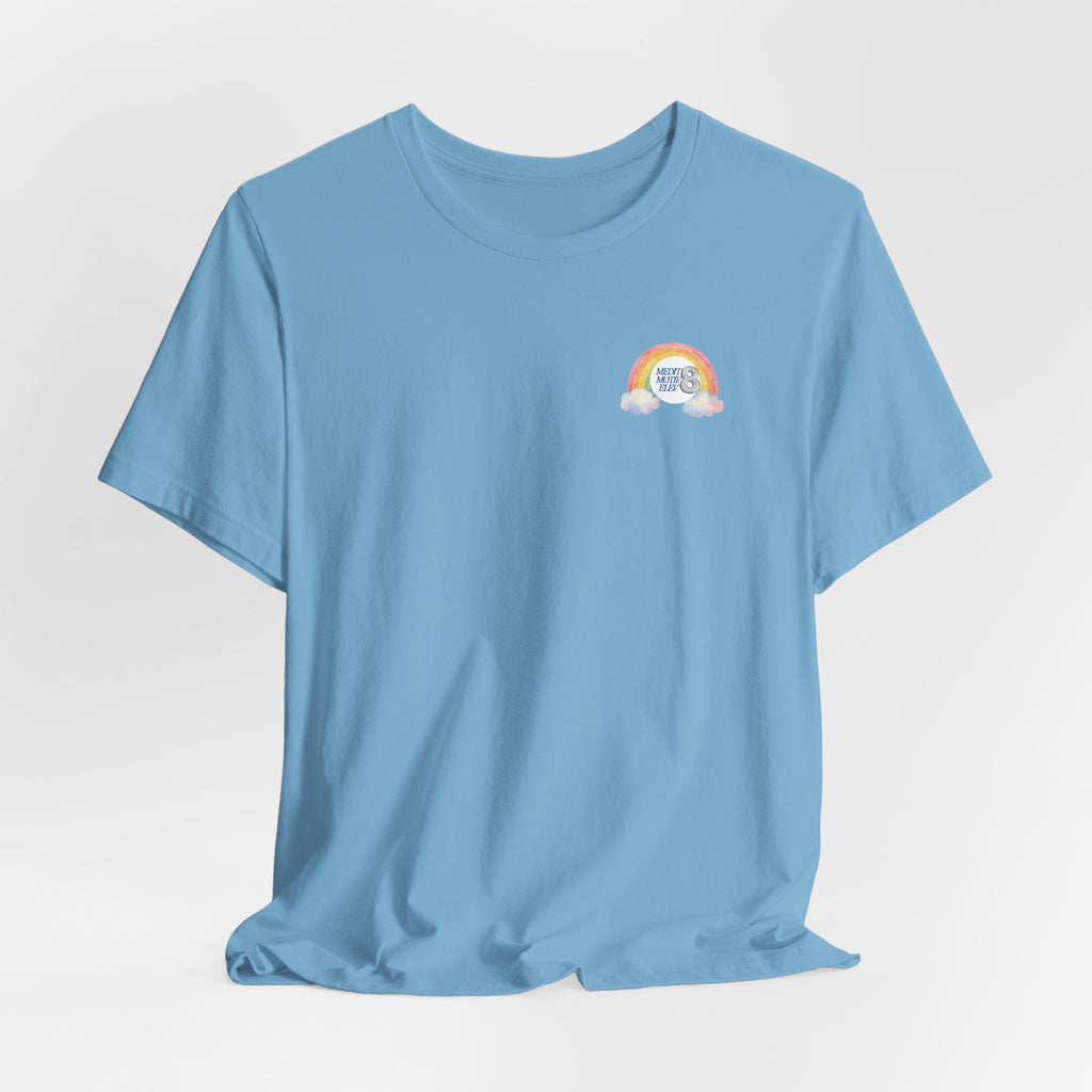Rainbow Graphic Tee — “There’s No Excuse to Be a Douche” Casual Statement T-Shirt