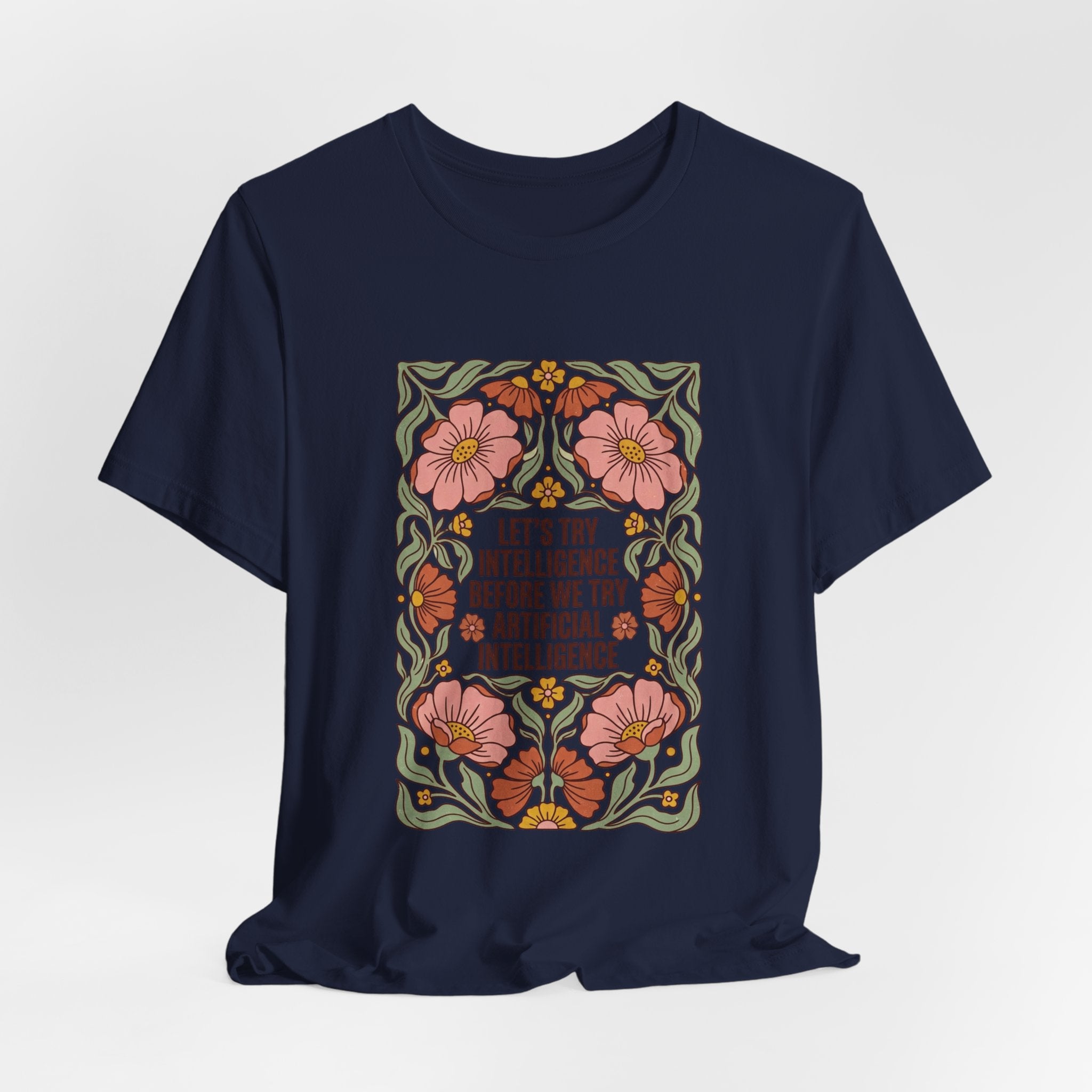Flower try intelligence Unisex Jersey Short Sleeve Tee