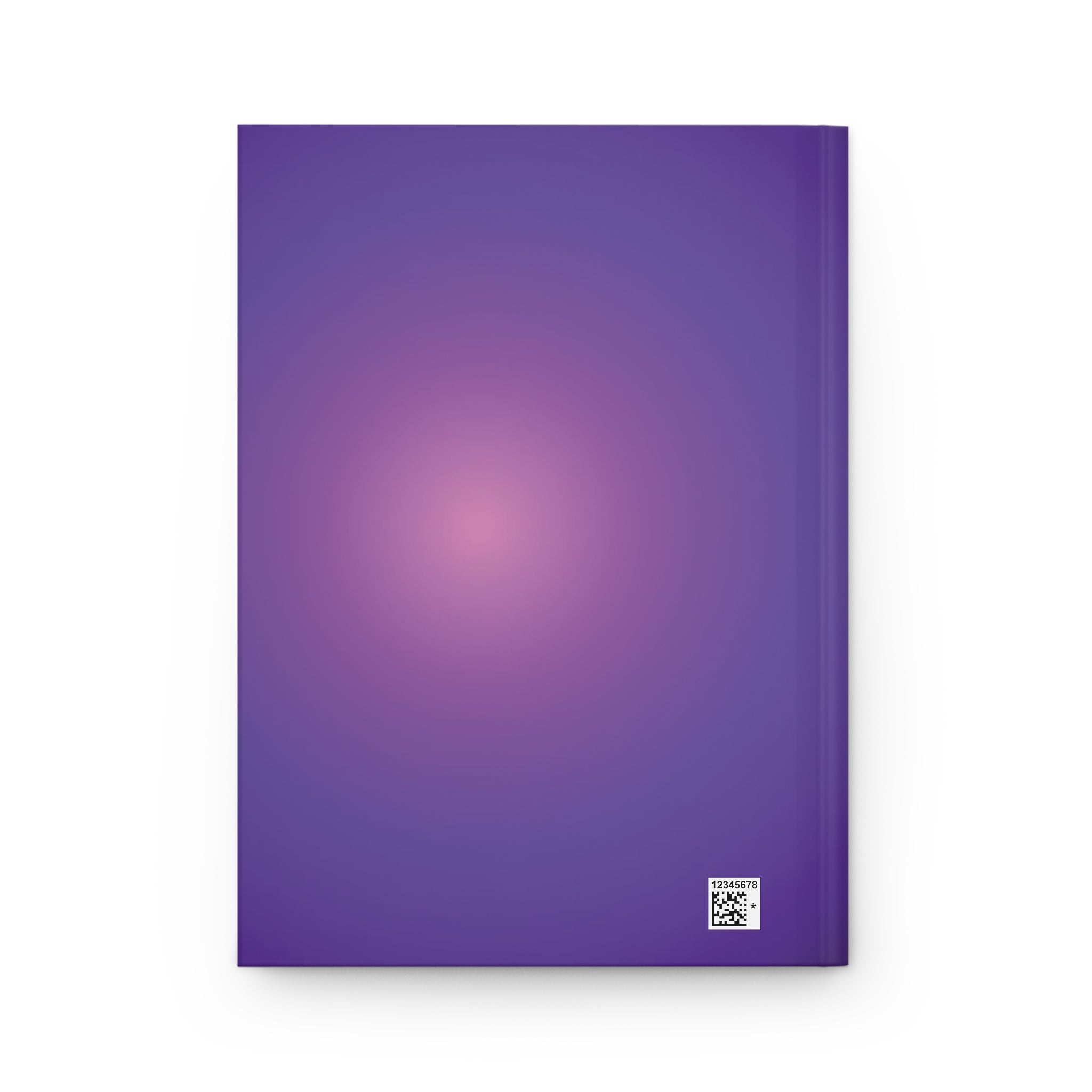 Hardcover Journal — 777 Angel Number Purple Gratitude Notebook ("I am on the right path, good things flow to me easily")