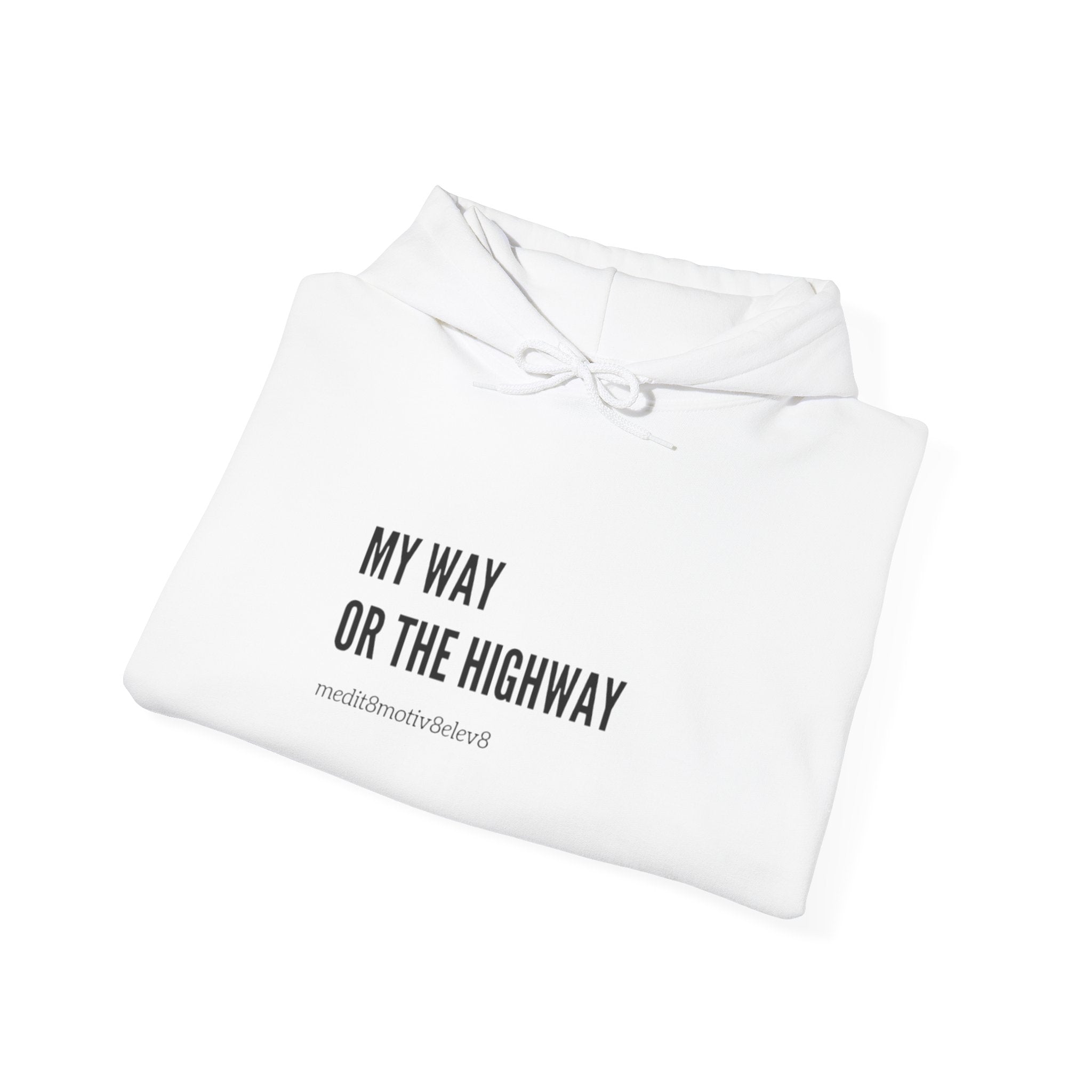 "my way" hoodie