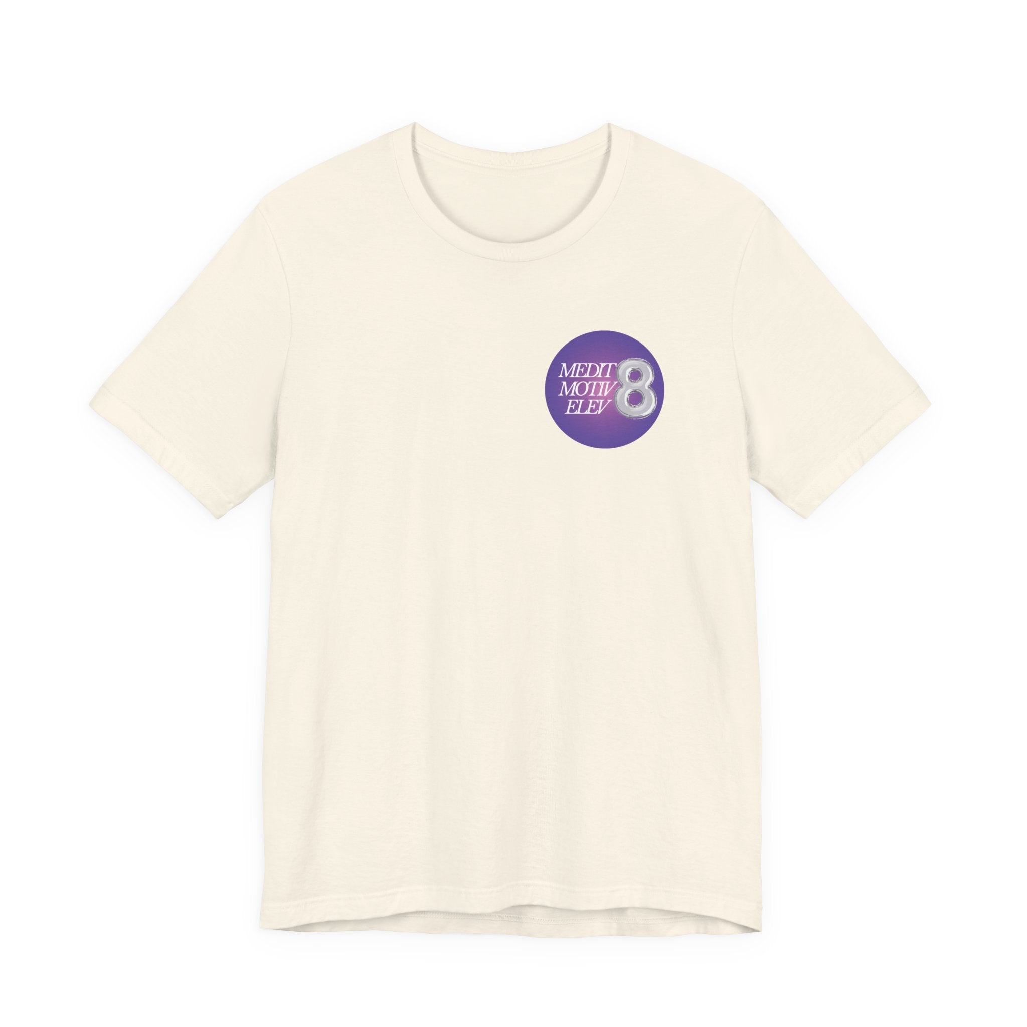 Spiritual 777 Numerology Tee – "Manifest Miracles" Purple Circle Graphic T-Shirt