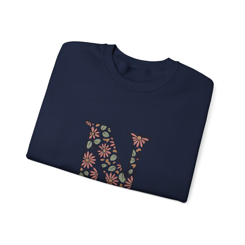 Floral N Nurse Sweatshirt | Retro Vacation, Playful Animal Vibe