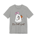 Fall Ghost Tee – "It's Fall y'all" Pumpkin Coffee Shirt