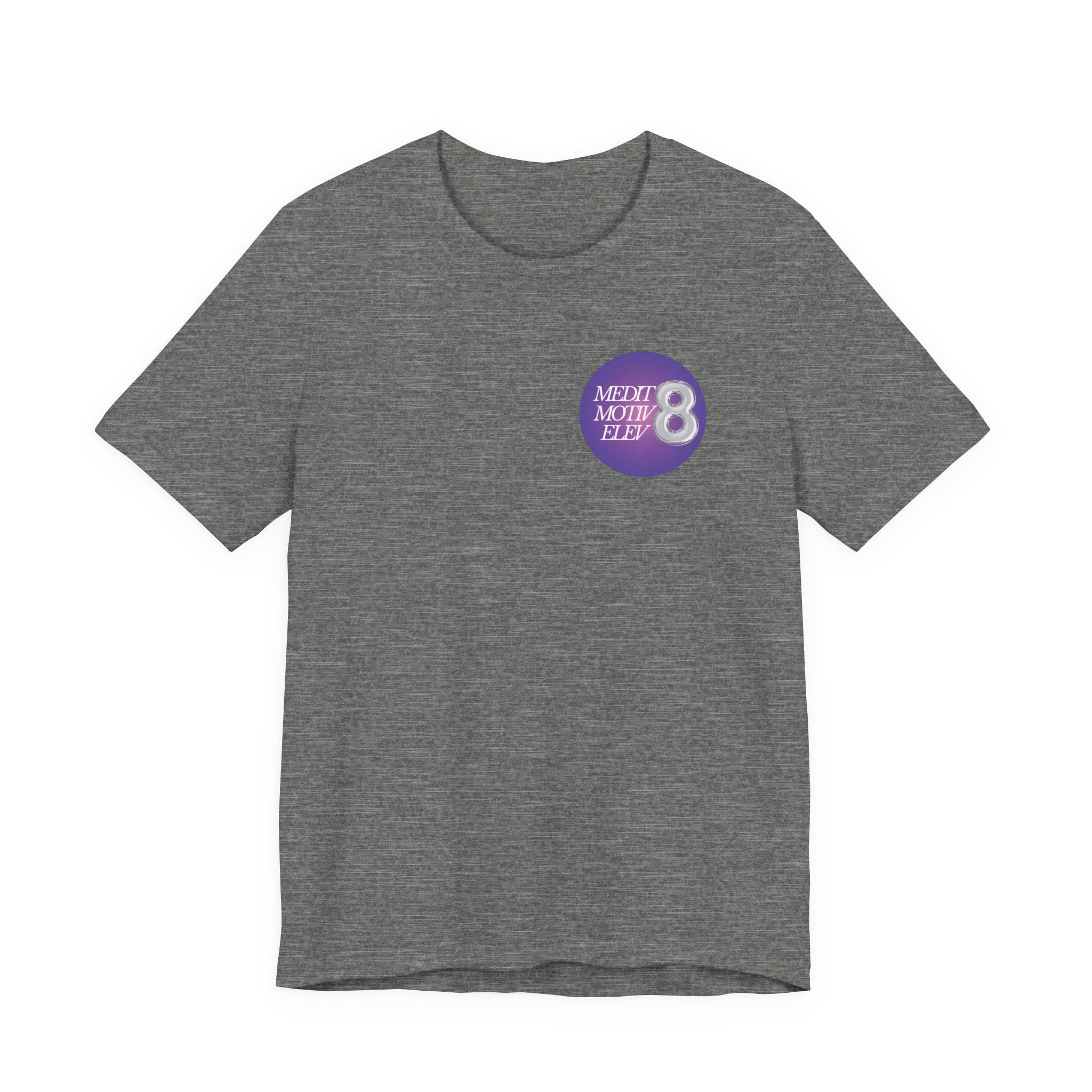 Spiritual 777 Numerology Tee – "Manifest Miracles" Purple Circle Graphic T-Shirt