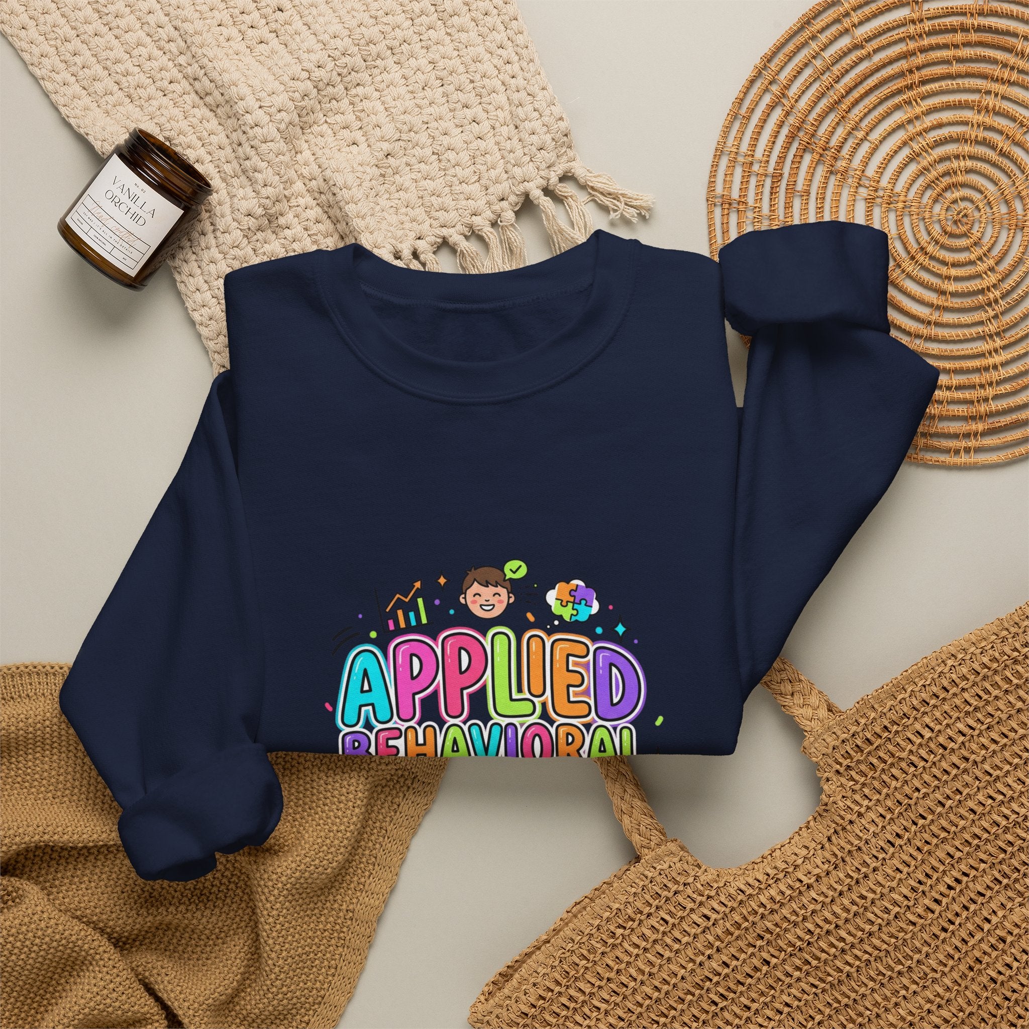 Applied Behavioral Therapist Crewneck | School Staff Apparel, Support Staff