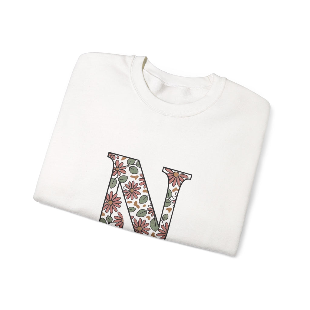 Floral N Nurse Sweatshirt | Retro Vacation, Playful Animal Vibe