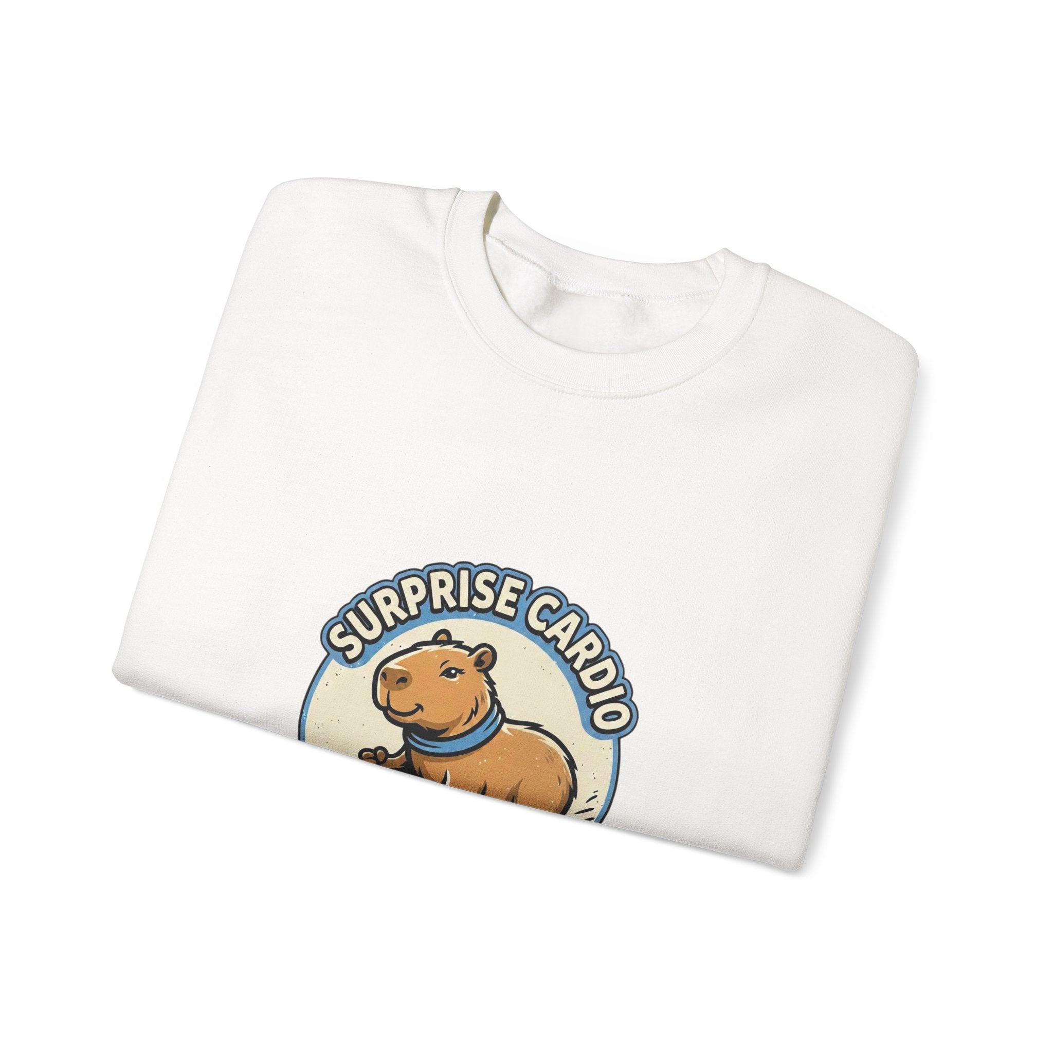 Surprise Cardio Dog Crewneck Sweatshirt | Soccer Fan Match-Day Colors