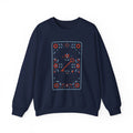Floral try intelligence Unisex Heavy Blend™ Crewneck Sweatshirt