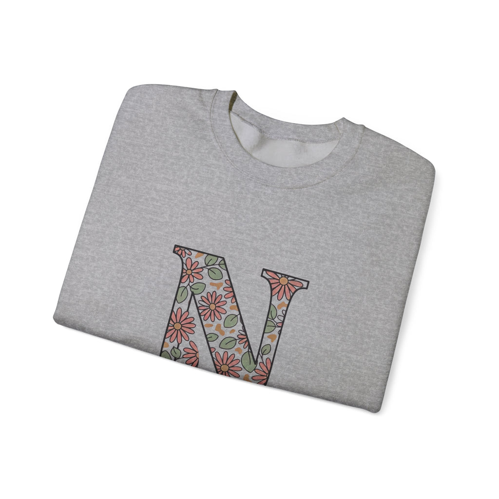 Floral N Nurse Sweatshirt | Retro Vacation, Playful Animal Vibe