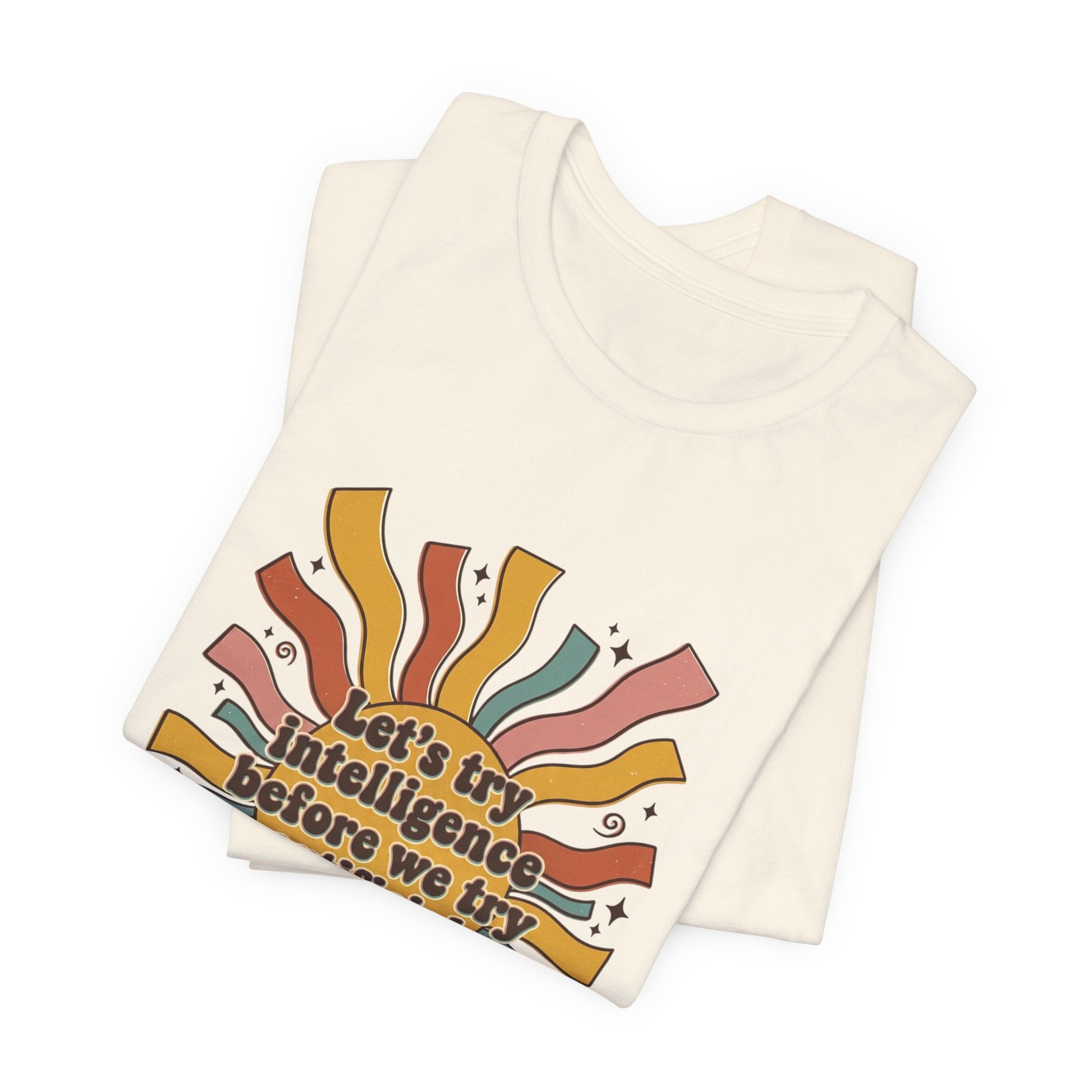 Groovy try intelligence Unisex Jersey Short Sleeve Tee